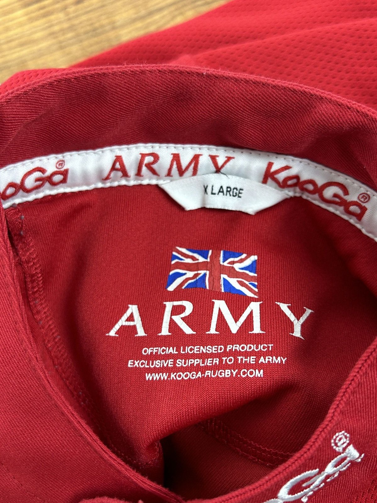 Vintage 00s Vintage Kooga British Army Sodexho Rugby Jersey Size US XL / EU 56 / 4 - 8 Thumbnail