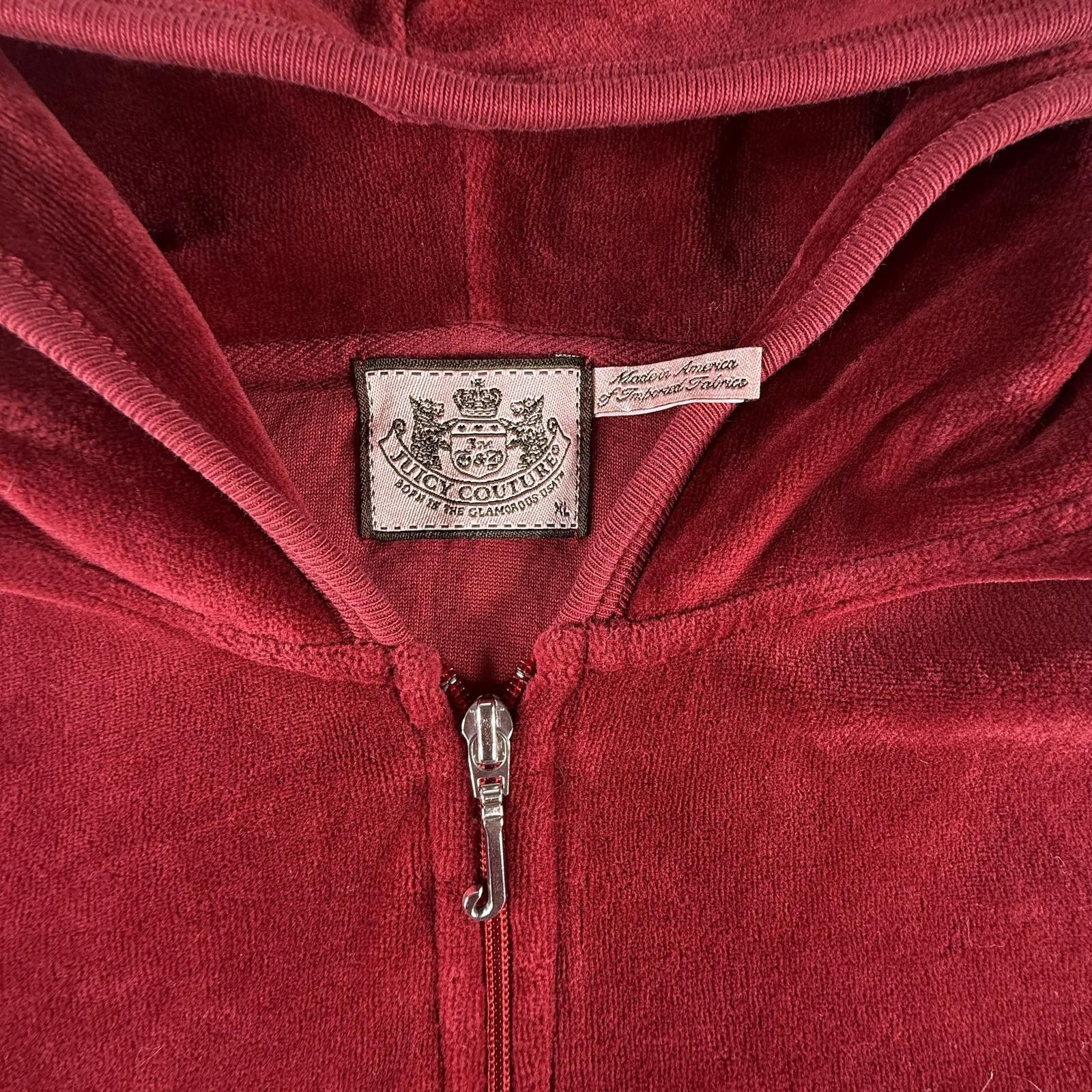 Juicy Couture Jeans Juicy Couture Sweater Women's XL Red Tracksuit Vintage Y2K Size XL / US 12-14 / IT 48-50 - 2 Thumbnail