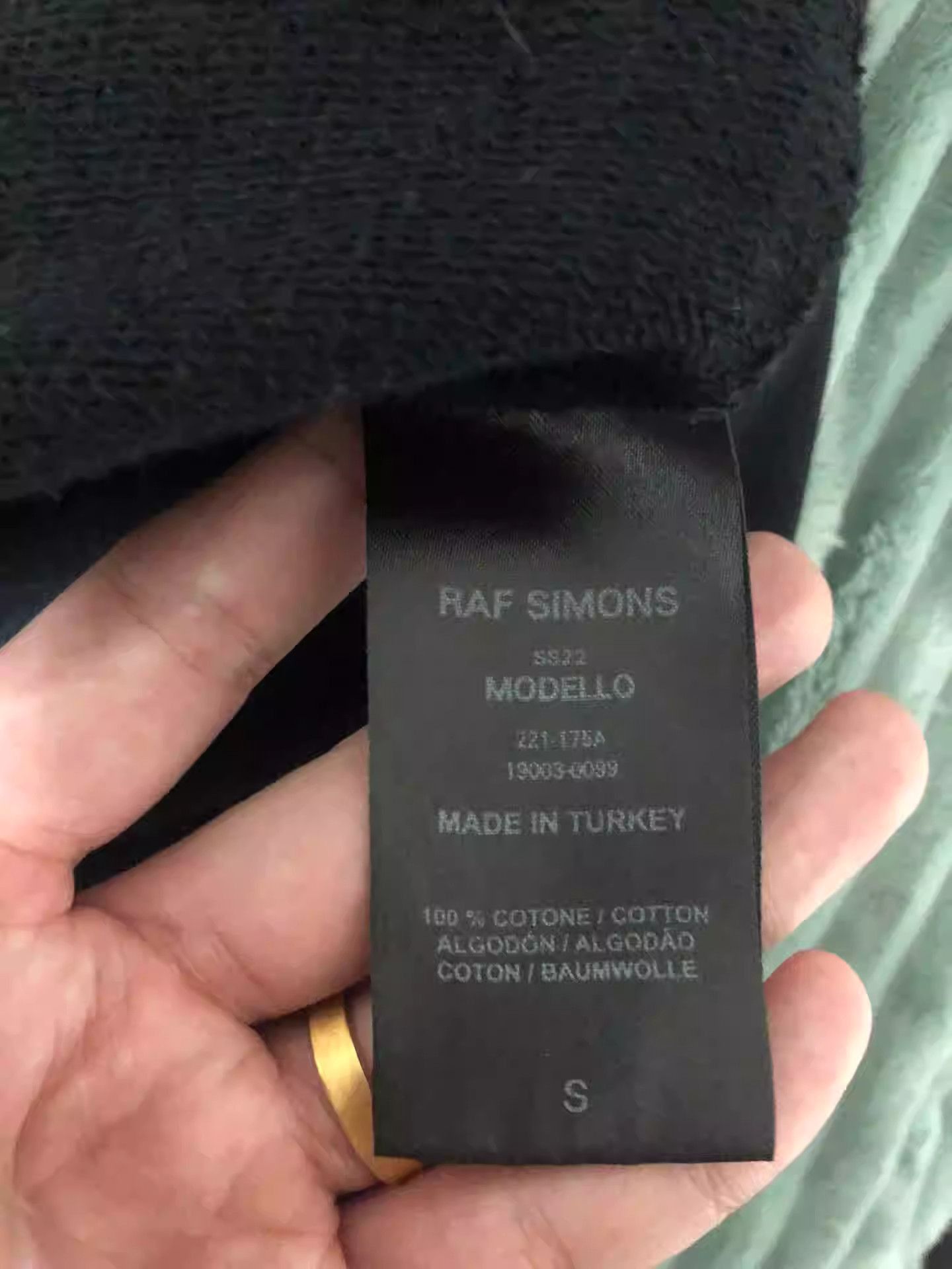 Raf Simons Raf Simons 22Ss Fallen Angel Fake Two Piece Sweatshirt-2505 Size US S / EU 44-46 / 1 - 4 Thumbnail
