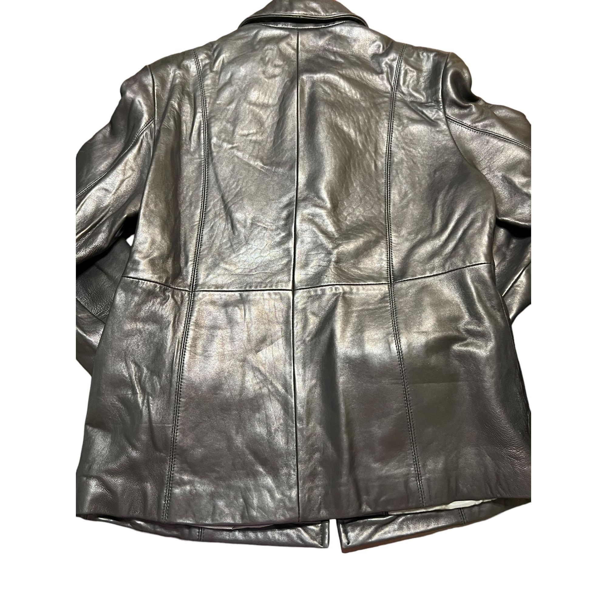 Other Boston Harbour Black 100% Genuine Leather Jacket Riding Coat Size US XL / EU 56 / 4 - 5 Thumbnail