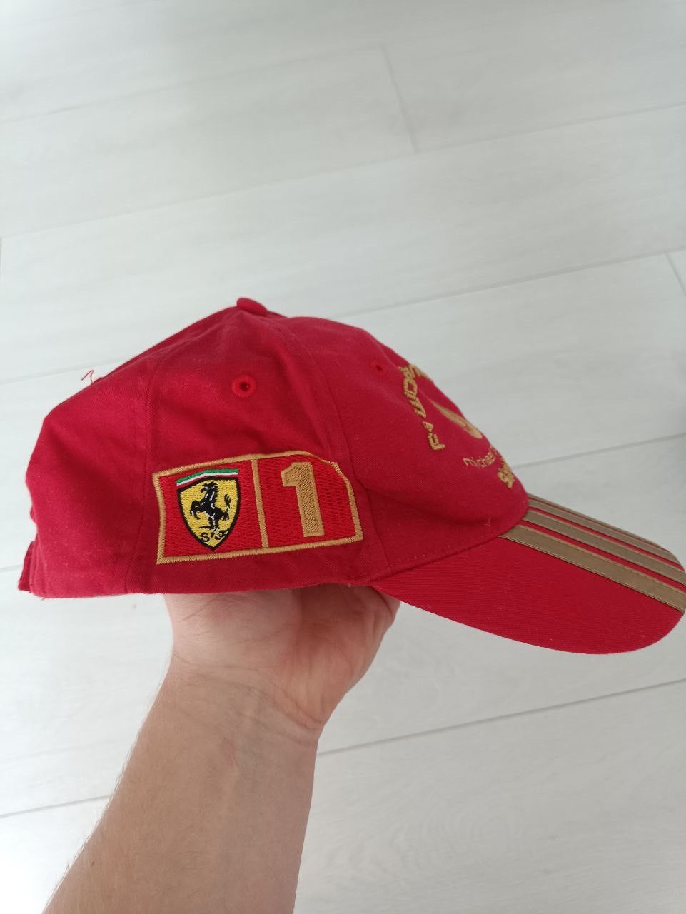 Ferrari × Vintage Vintage Michael Schumacher Ferrari Dekra Cap Hat Size ONE SIZE - 2 Thumbnail