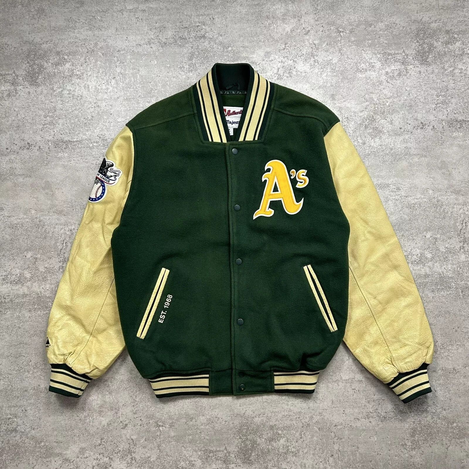 Oakland discount A's vintage letterman Jacket