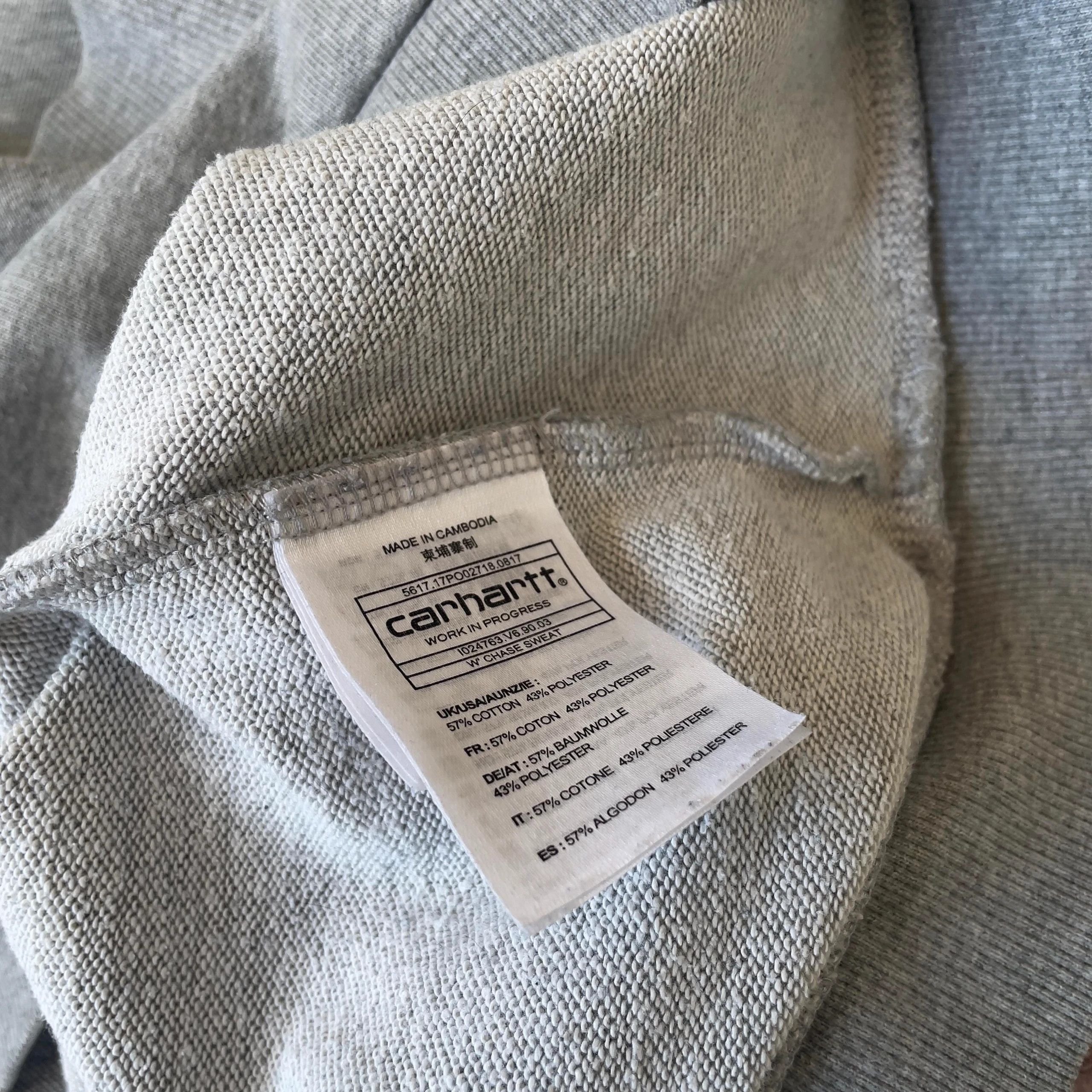 Carhartt × Carhartt Wip × Vintage Women's Carhartt WIP Chase Sweatshirt Size L / US 10 / IT 46 - 8 Thumbnail