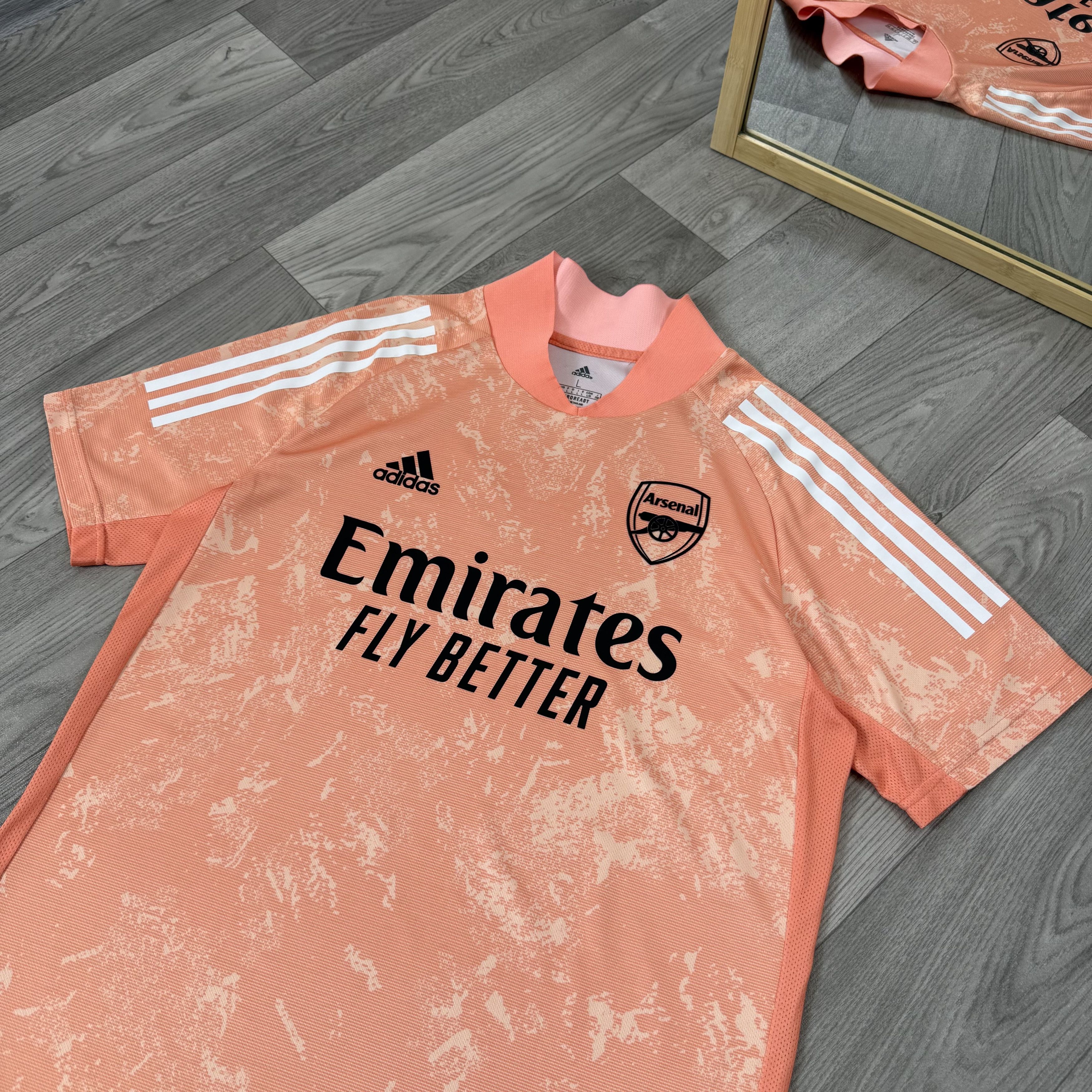 Adidas Adidas Arsenal 2020 Soccer Football Orange Jersey Tee Shirt Size US L / EU 52-54 / 3 - 3 Thumbnail