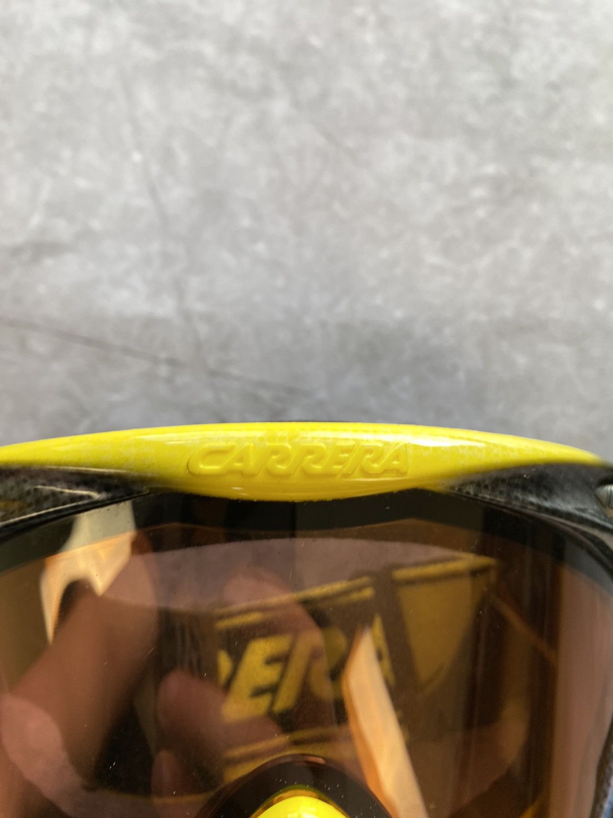 Carrera Rare Carrera Ski Snowboard Yellow Goggles Sunglasses Y2K Size ONE SIZE - 11 Thumbnail