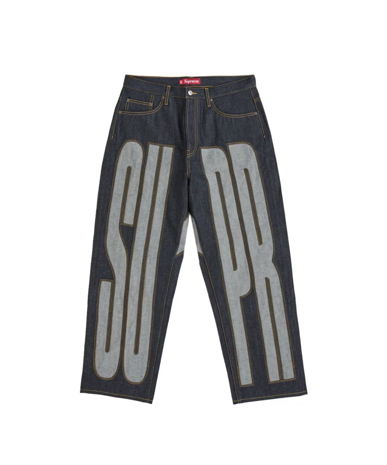 Supreme Supreme Inset Spell out Baggy Jean Size US 32 / EU 48 - 6 Thumbnail