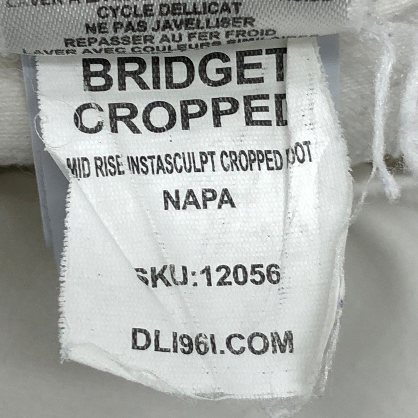DL1961 DL1961 Size 27 Jeans Bridget Cropped Boot Midrise White Size 28" / US 6 / IT 42 - 12 Thumbnail