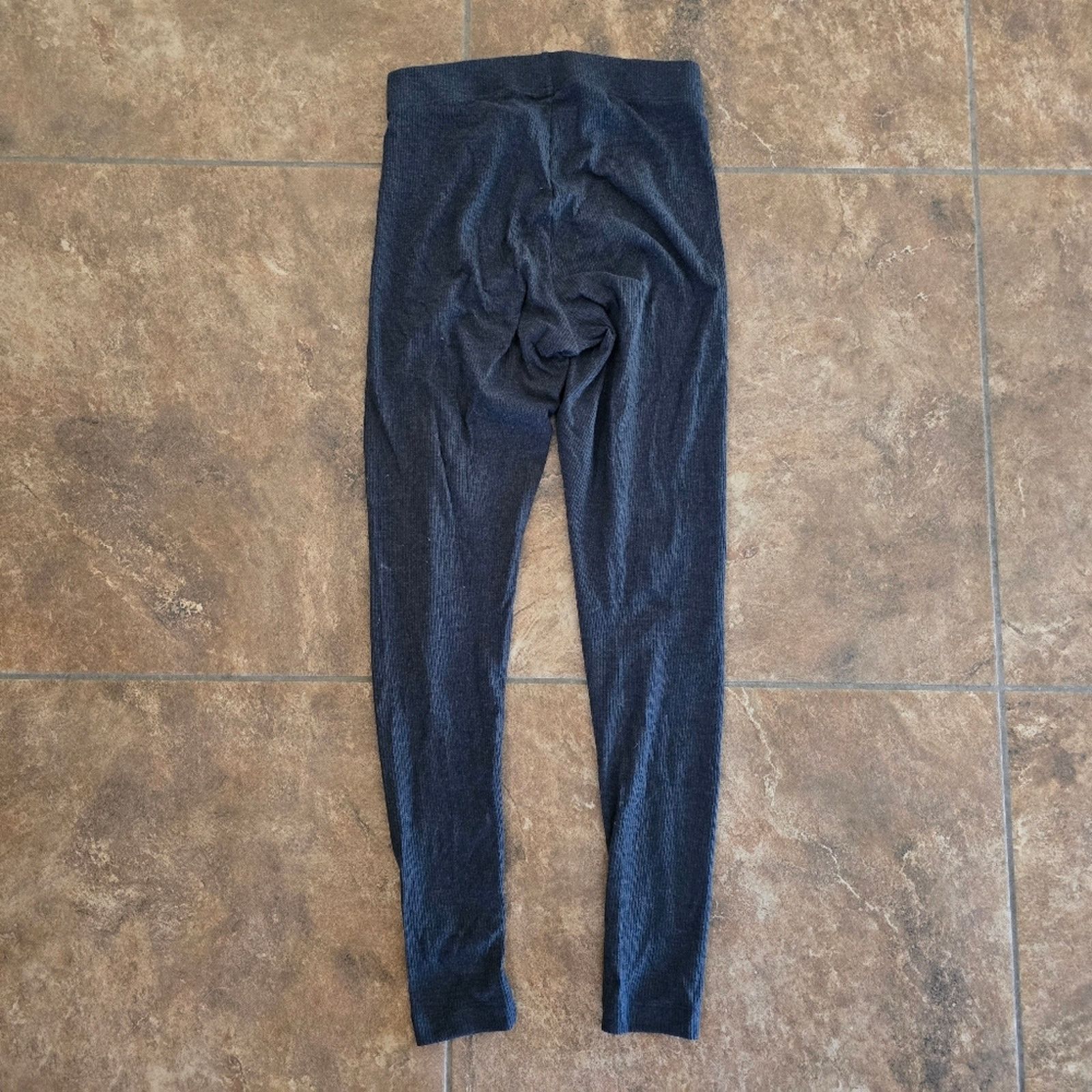 Old Navy Dark Grey | OLD NAVY | Ribbed Legging Size 27" / US 4 / IT 40 - 2 Thumbnail