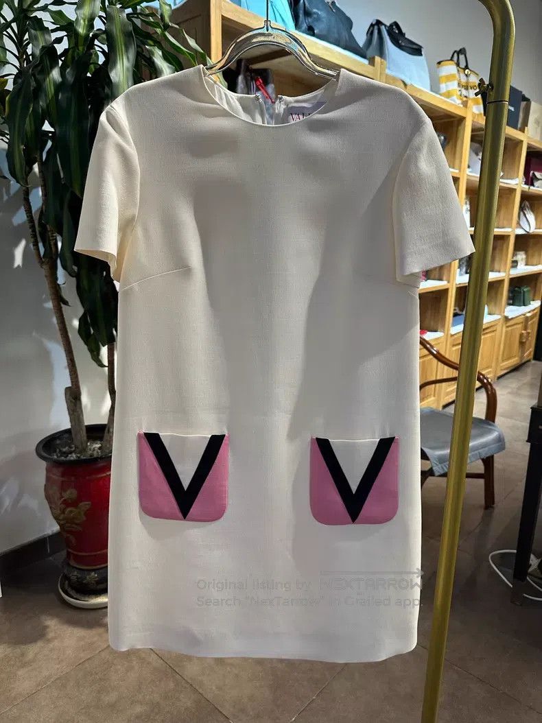Valentino Valentino Off-white dress Size XS / US 0-2 / IT 36-38 - 1 Thumbnail