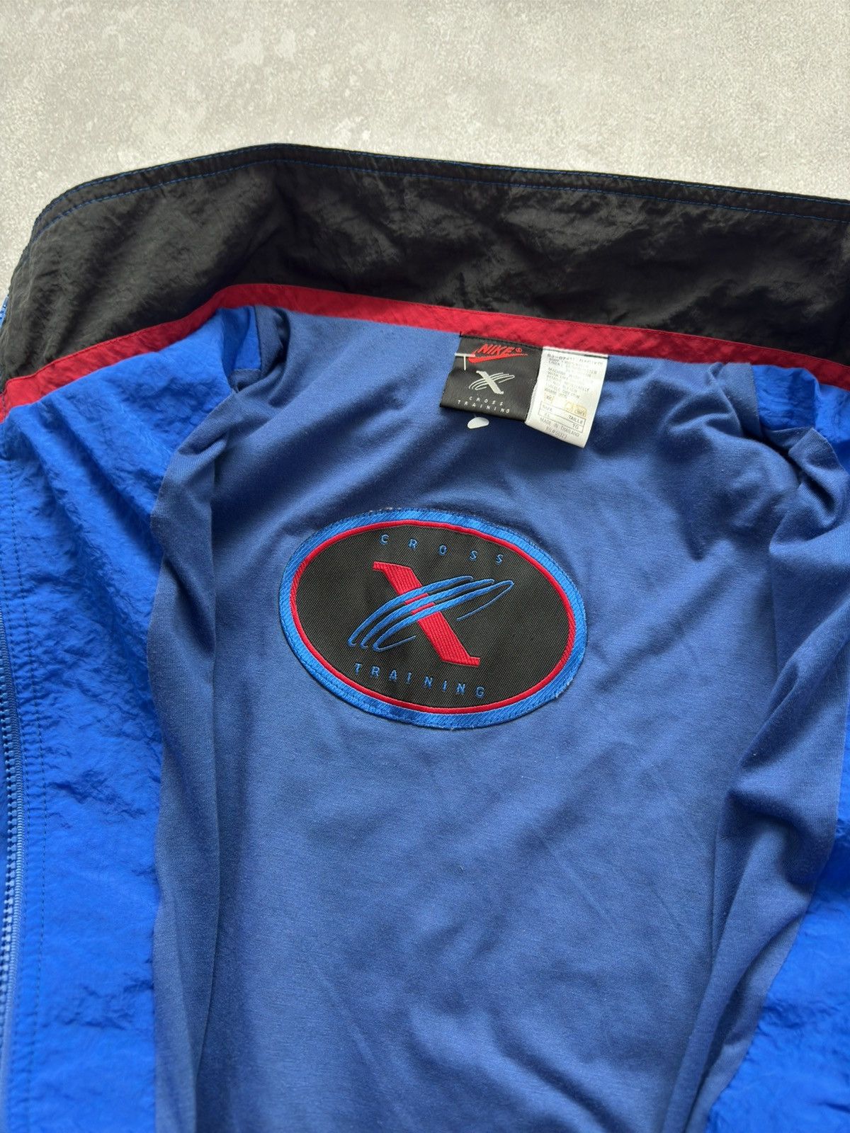 90s Vintage Nike Cross Training Nylon Top Track Jacket Logo