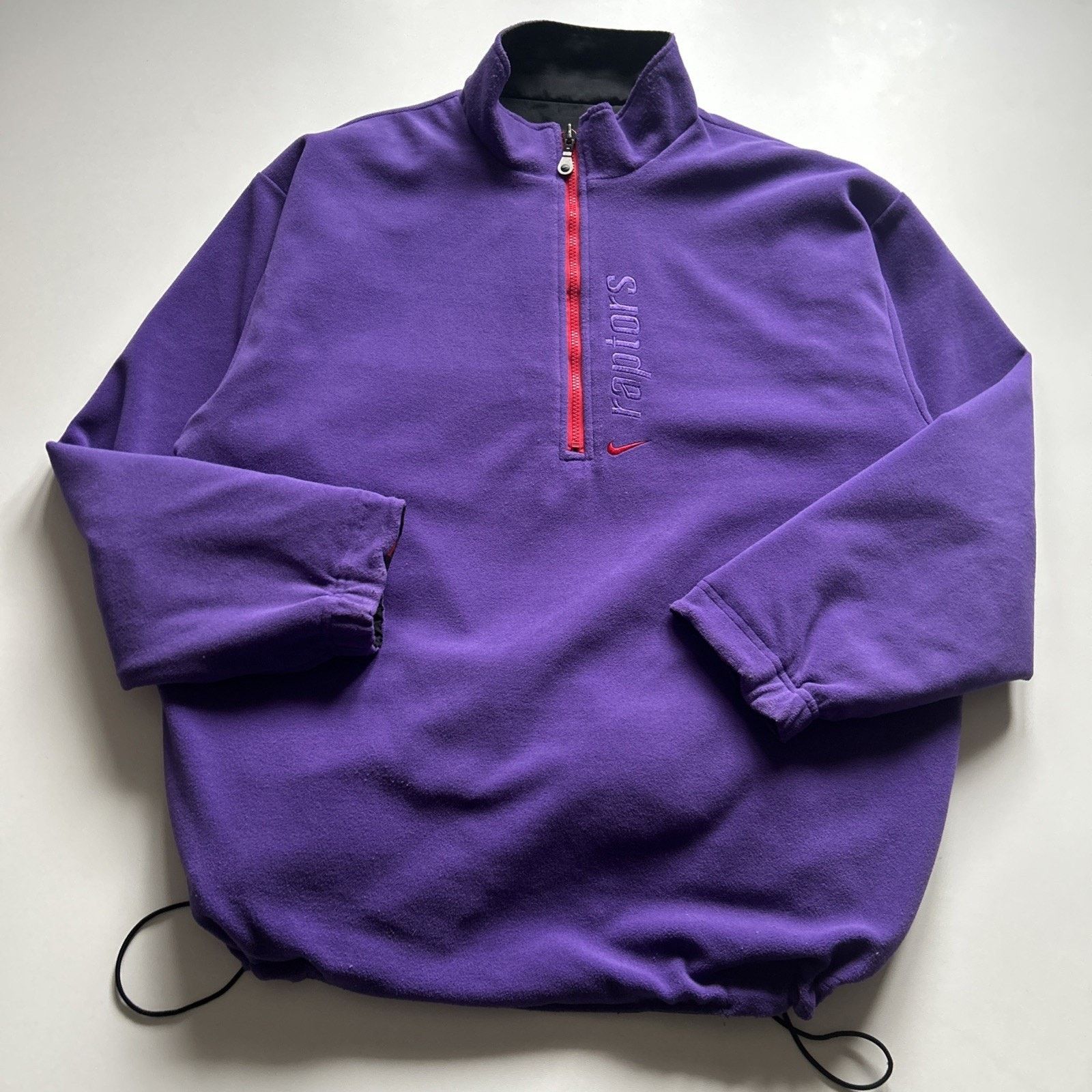 NBA × Nike Vintage Nike Toronto Raptors NBA Jacket 1/4 Zip Large Rare Size US L / EU 52-54 / 3 - 10 Thumbnail