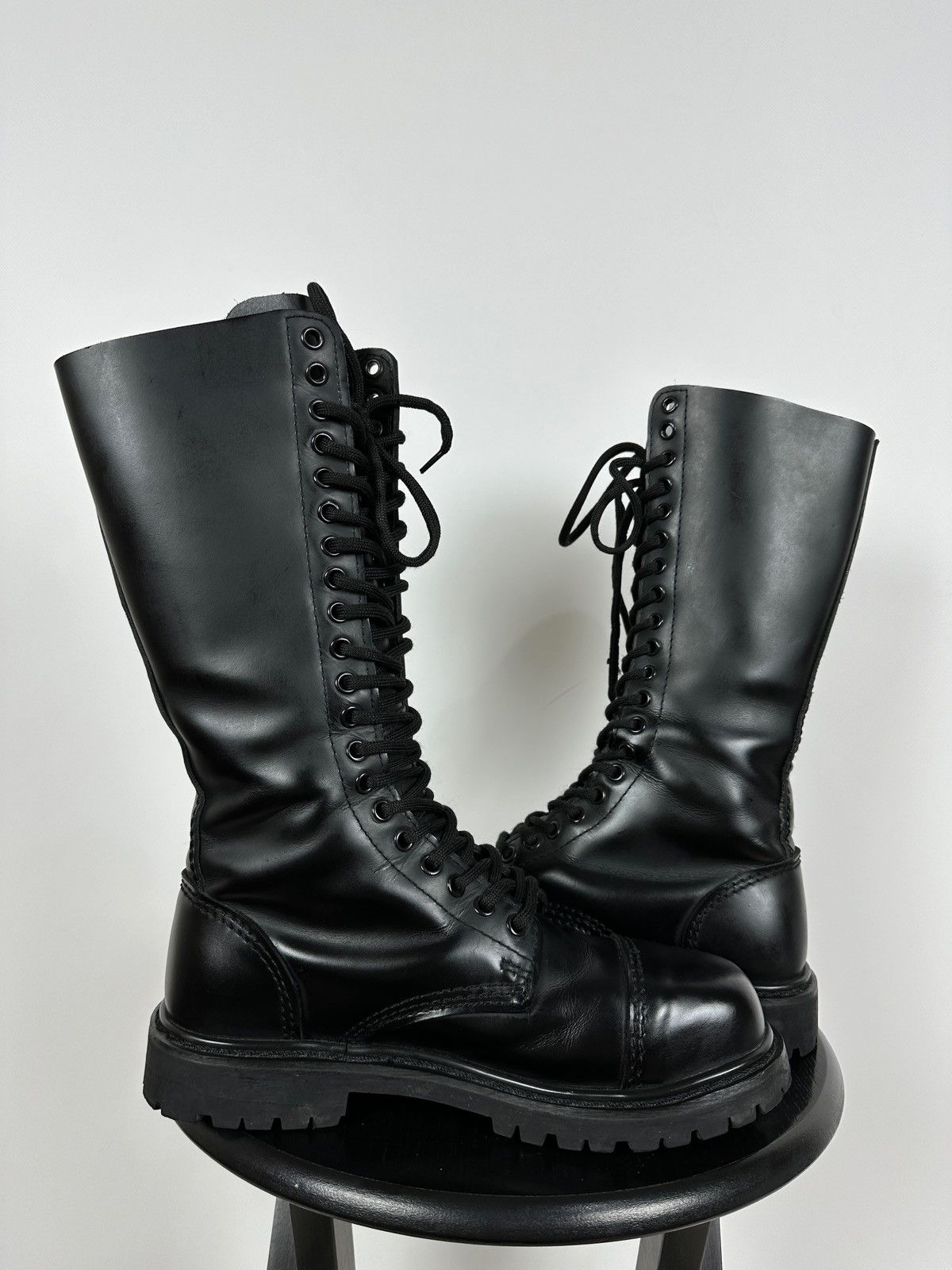 Vintage Vintage Undercover High Leather Steel Toe England Boots Size US 7.5 / EU 40-41 - 9 Thumbnail
