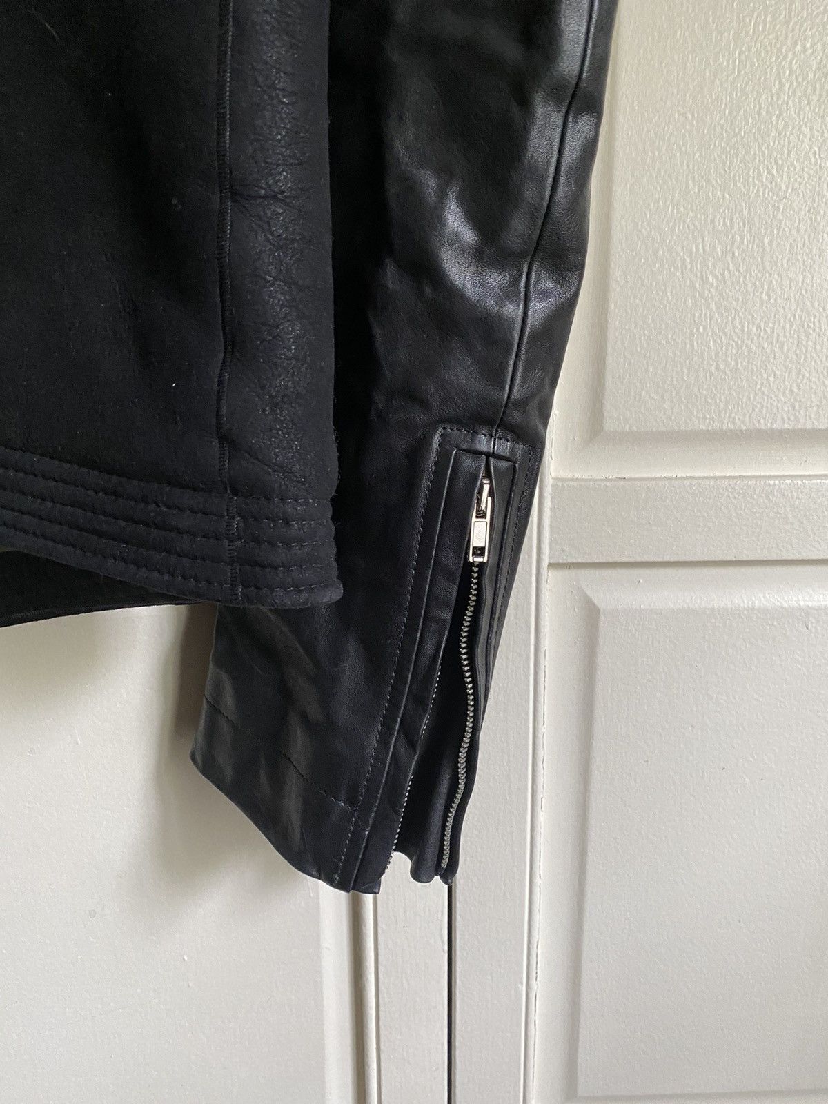 Rick Owens Rick Owens Shearling Geo and leather jacket Size US M / EU 48-50 / 2 - 8 Thumbnail