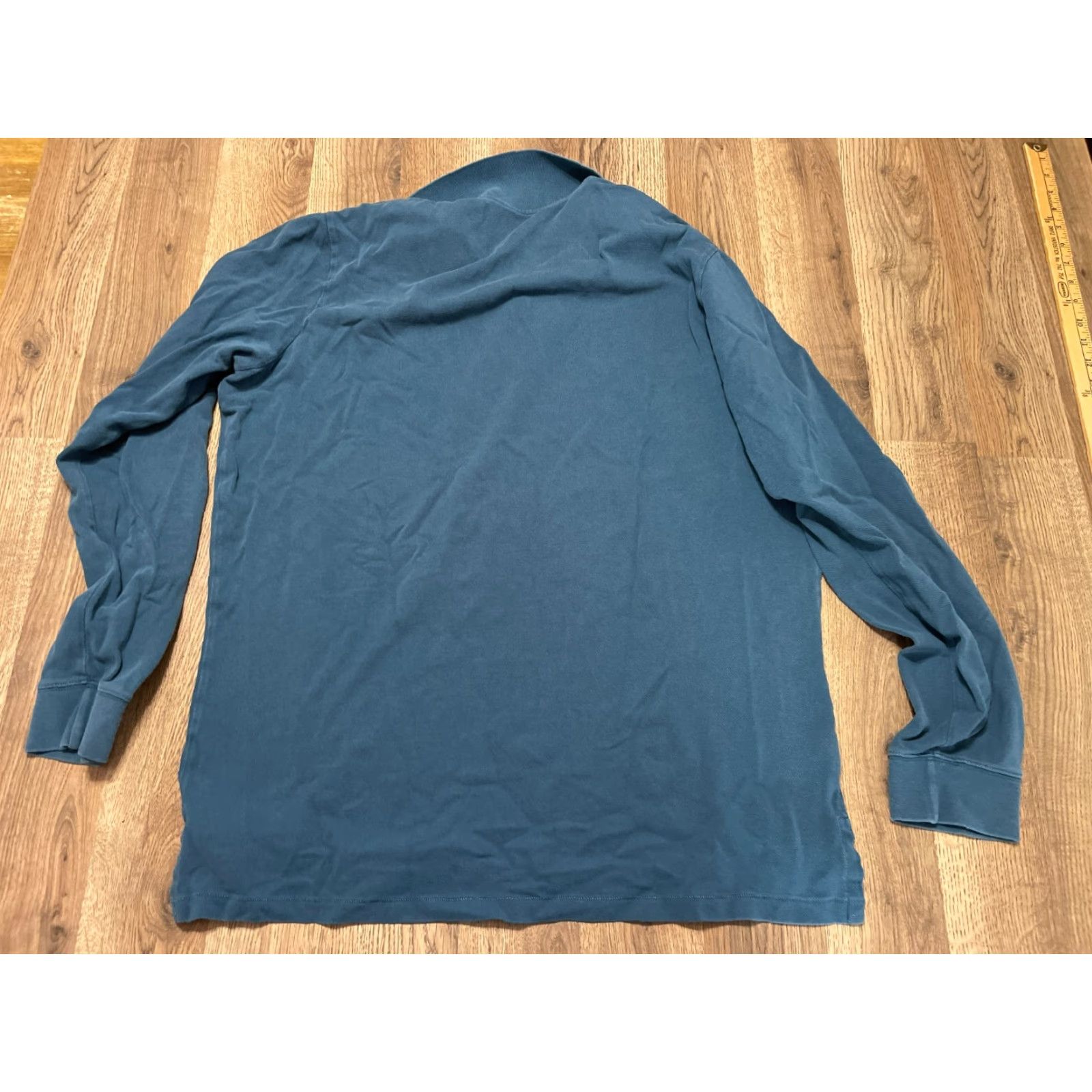 Eddie Bauer Eddie Bauer Shirt Men's Size XL Tall Blue 1/4 Buttons Long Sleeve Size US XL / EU 56 / 4 - 2 Thumbnail