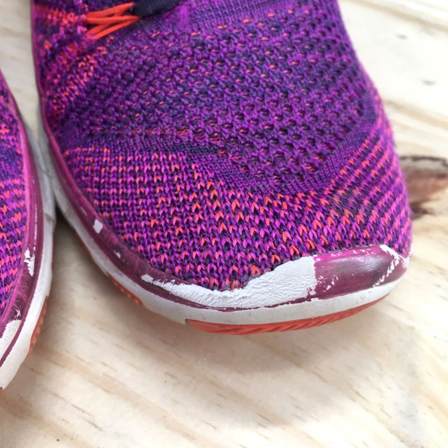 Nike Nike Womens 7 Purple Free TR Flyknit Running Training Sneakers Lace Up 718785502 Size US 7 / IT 37 - 4 Thumbnail