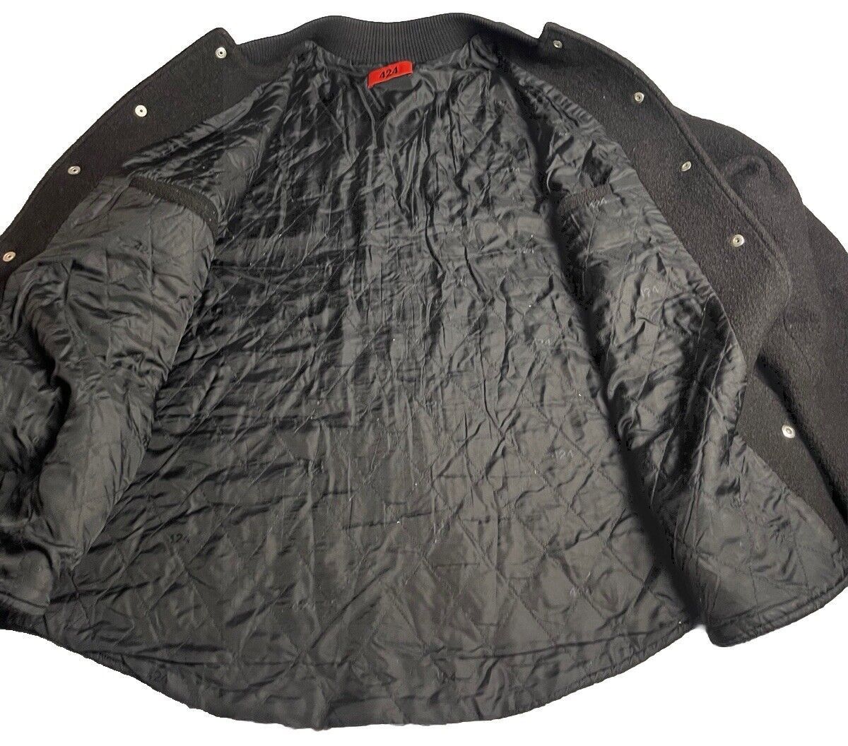 424 424 ON FAIRFAX Black Men’s Jacket World Design XXL Size US XXL / EU 58 / 5 - 10 Thumbnail