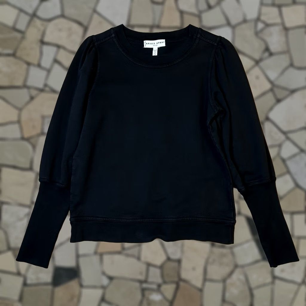 Apiece Apart VINTAGE Apiece Apart Olimpio Sweatshirt in Black Women’s XS Size XS / US 0-2 / IT 36-38 - 1 Thumbnail