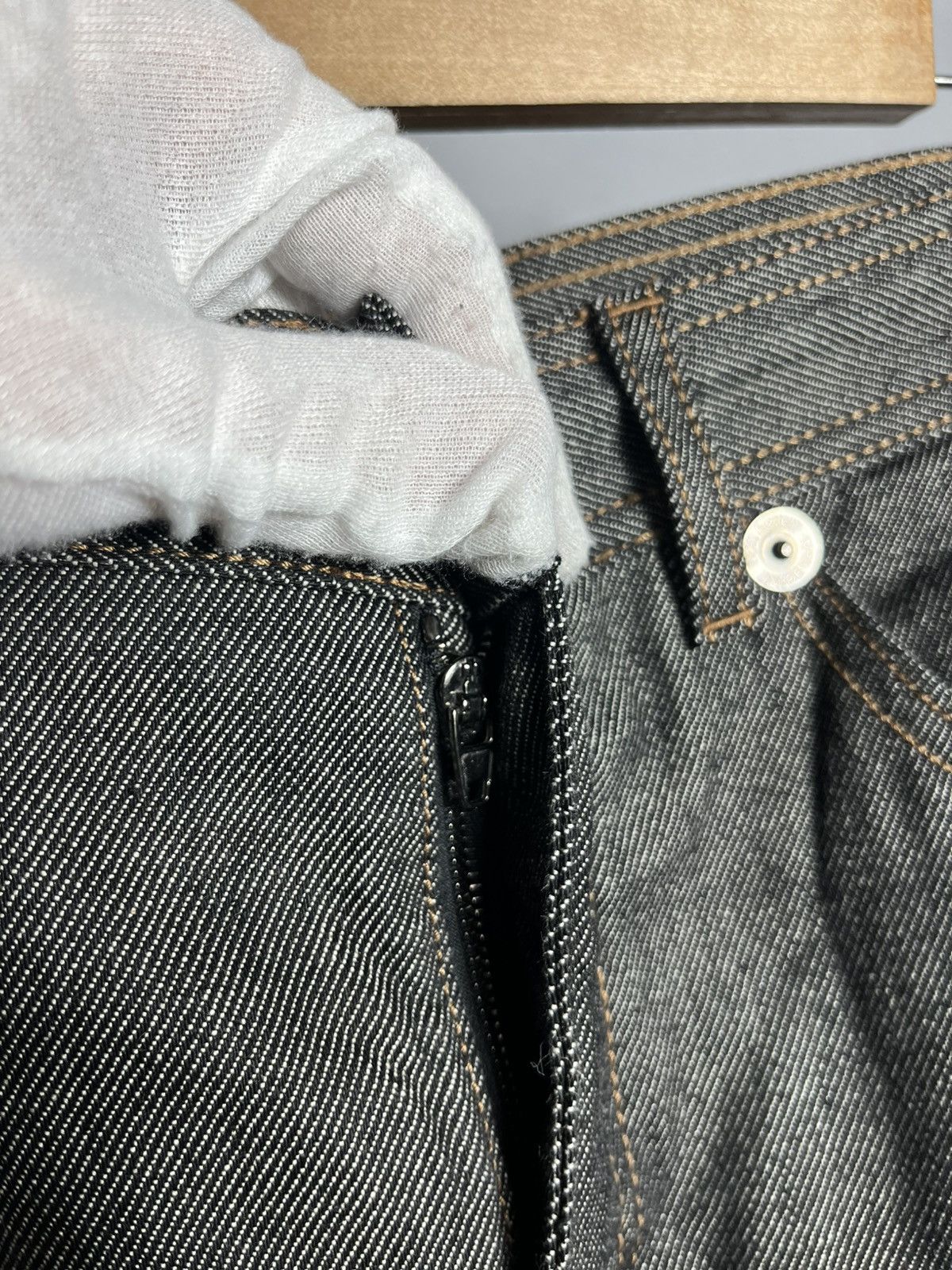 Neil Barrett Neil Barrett Black/Grey Selvedge Jeans Cuffed Hem Denim Mens Size US 32 / EU 48 - 6 Thumbnail
