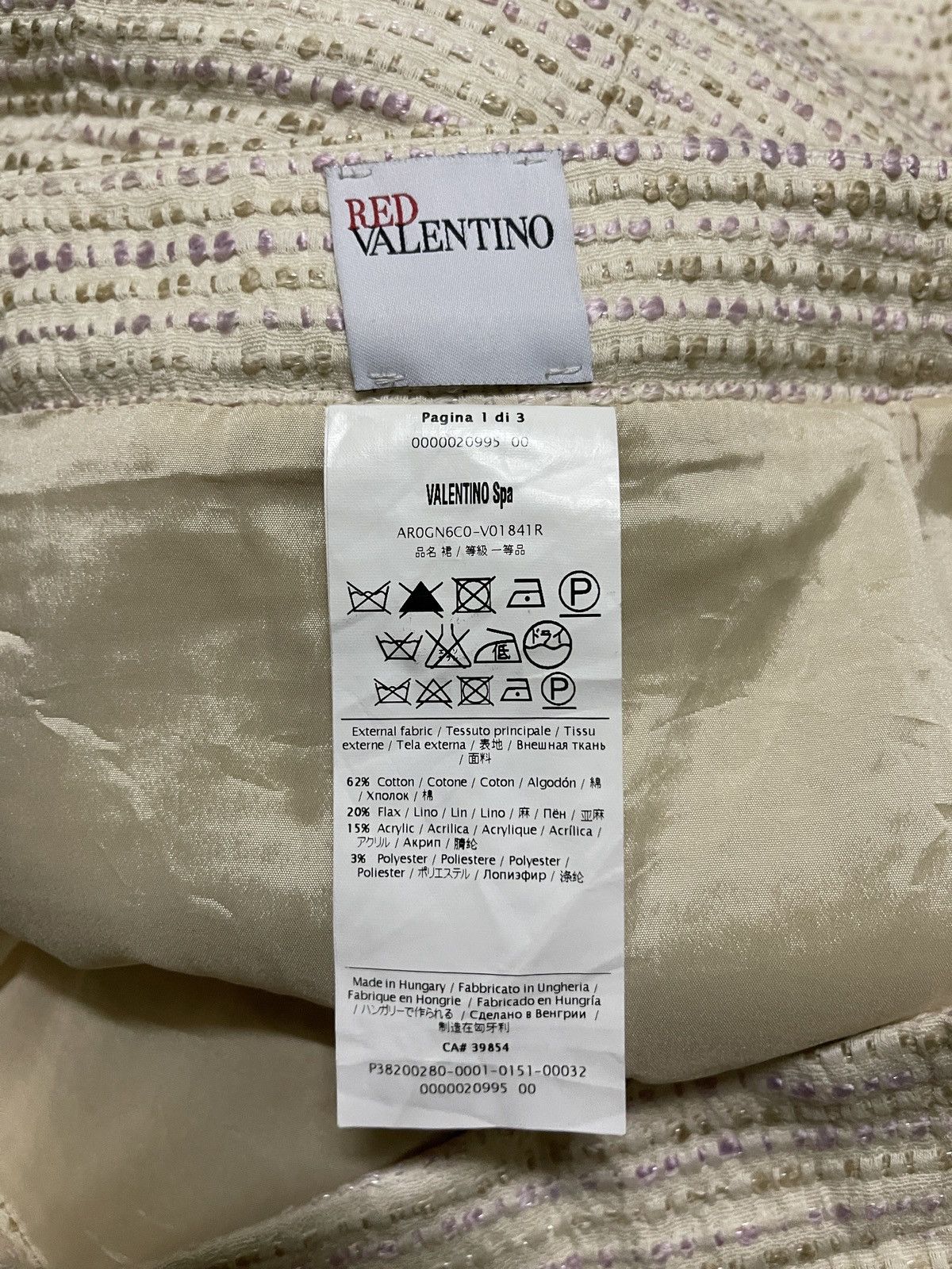 RED Valentino Red Valentino Knit Woven Skirt Size 29" - 14 Thumbnail