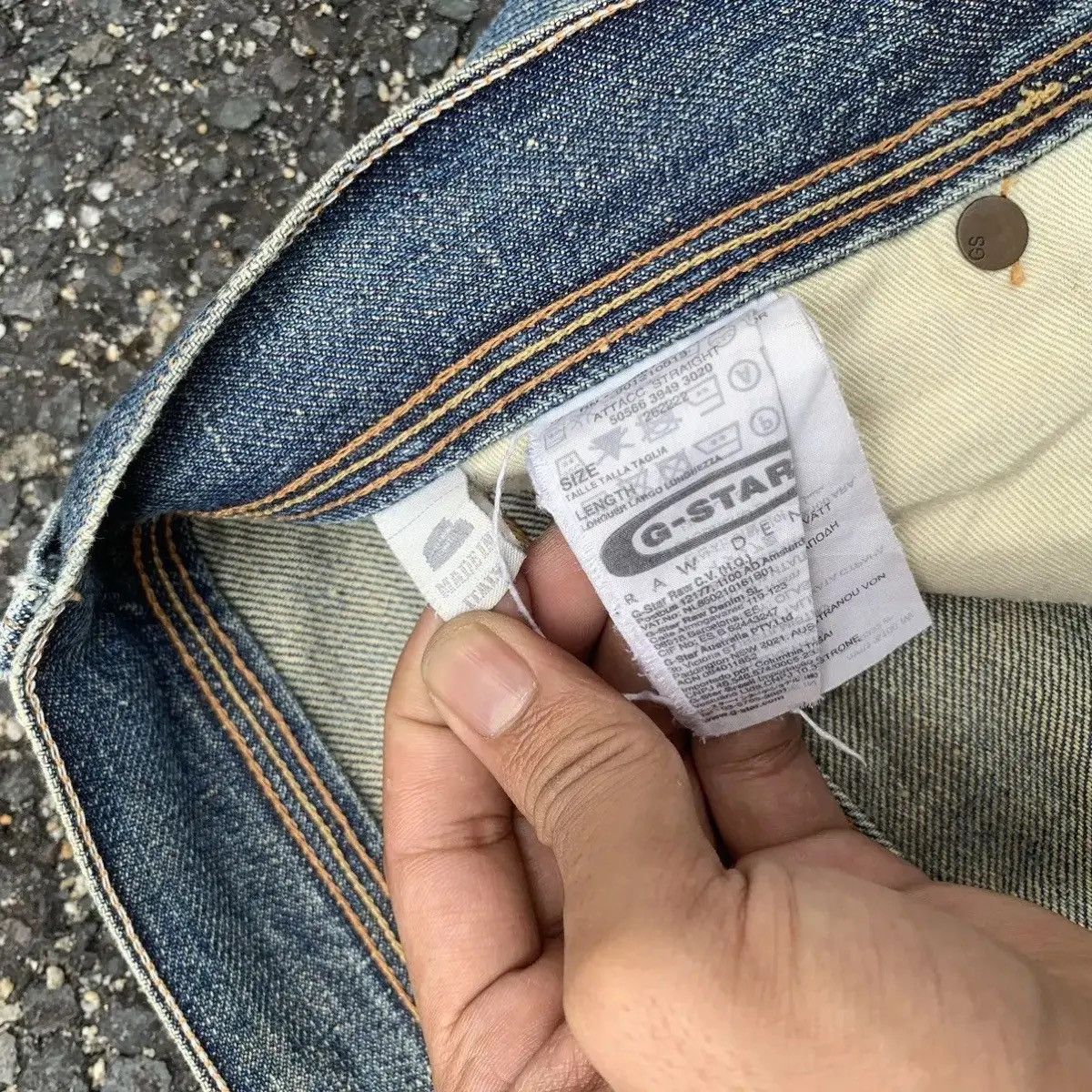 G-Star STEALS💥G-Star Raw Denim 30x33 Jeans Ripped Pants Made Italy Size US 30 / EU 46 - 12 Thumbnail