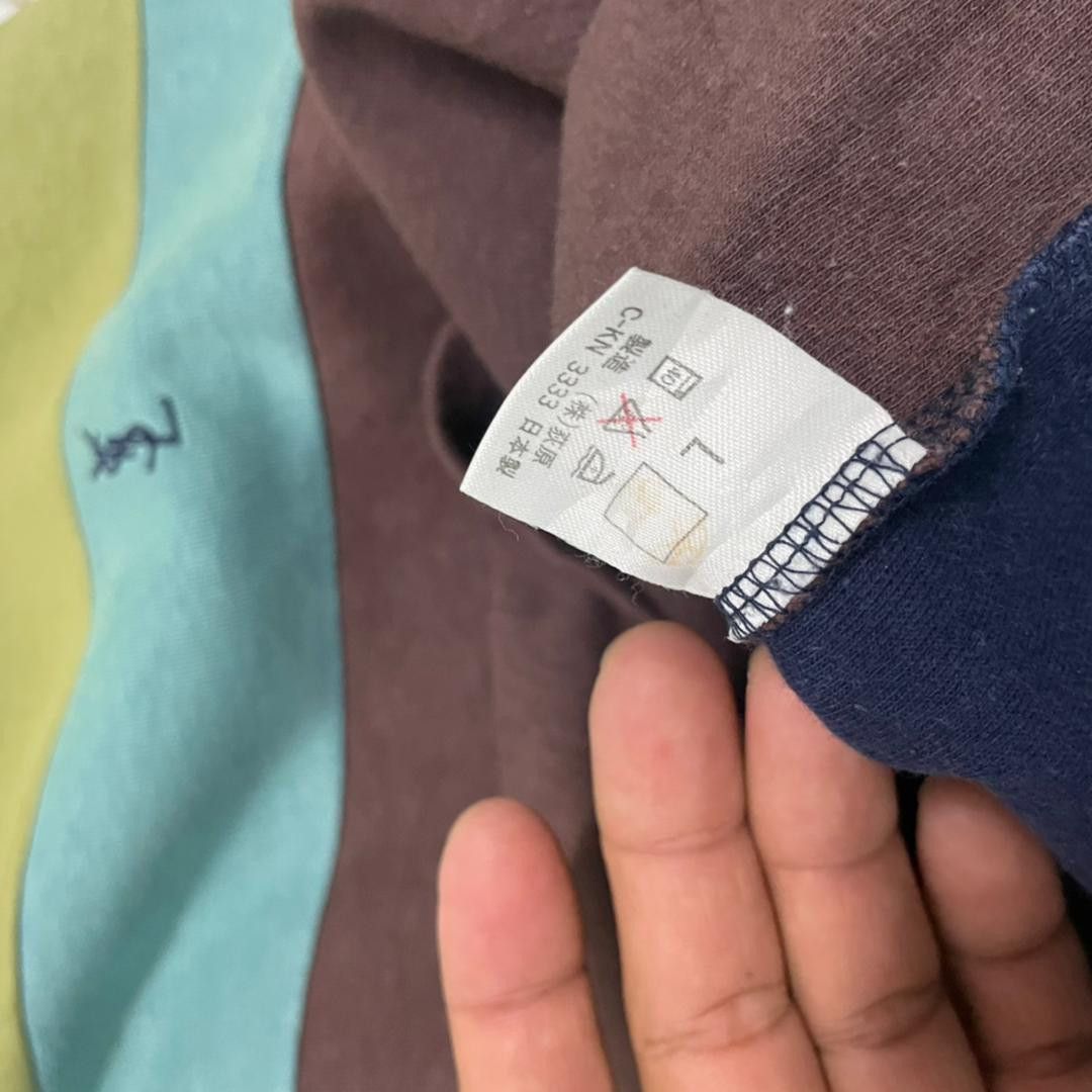 Yves Saint Laurent Vintage Yves saint Laurent Colourfull Pullover Sweatshirt Size US L / EU 52-54 / 3 - 7 Thumbnail