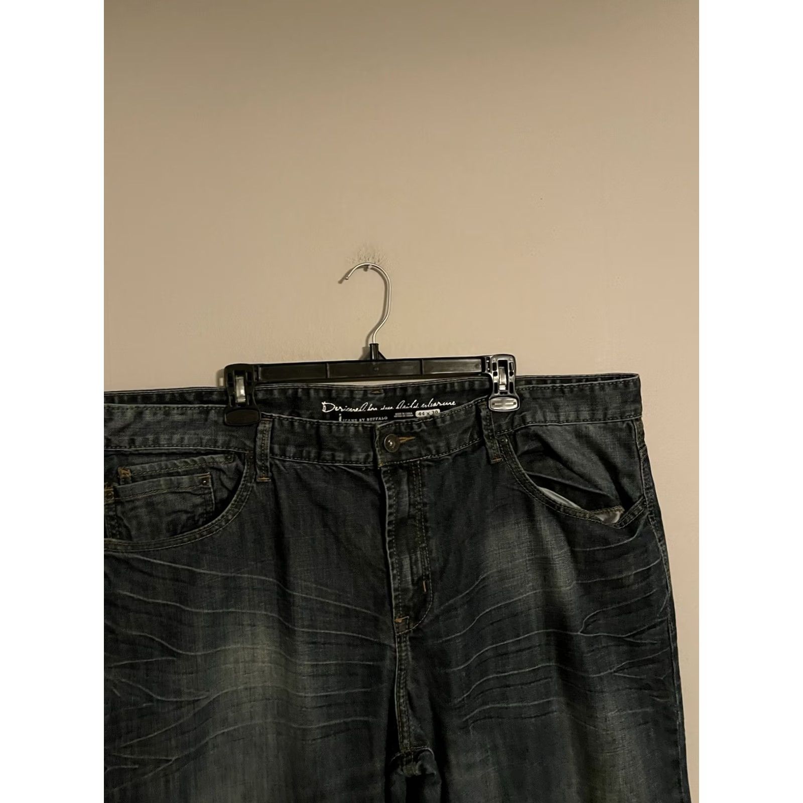 Vintage I Jeans by Buffalo Taylor Easy Straight Medium Wash Denim Jeans Men's 44x27 Blue Size US 44 / EU 60 - 2 Thumbnail