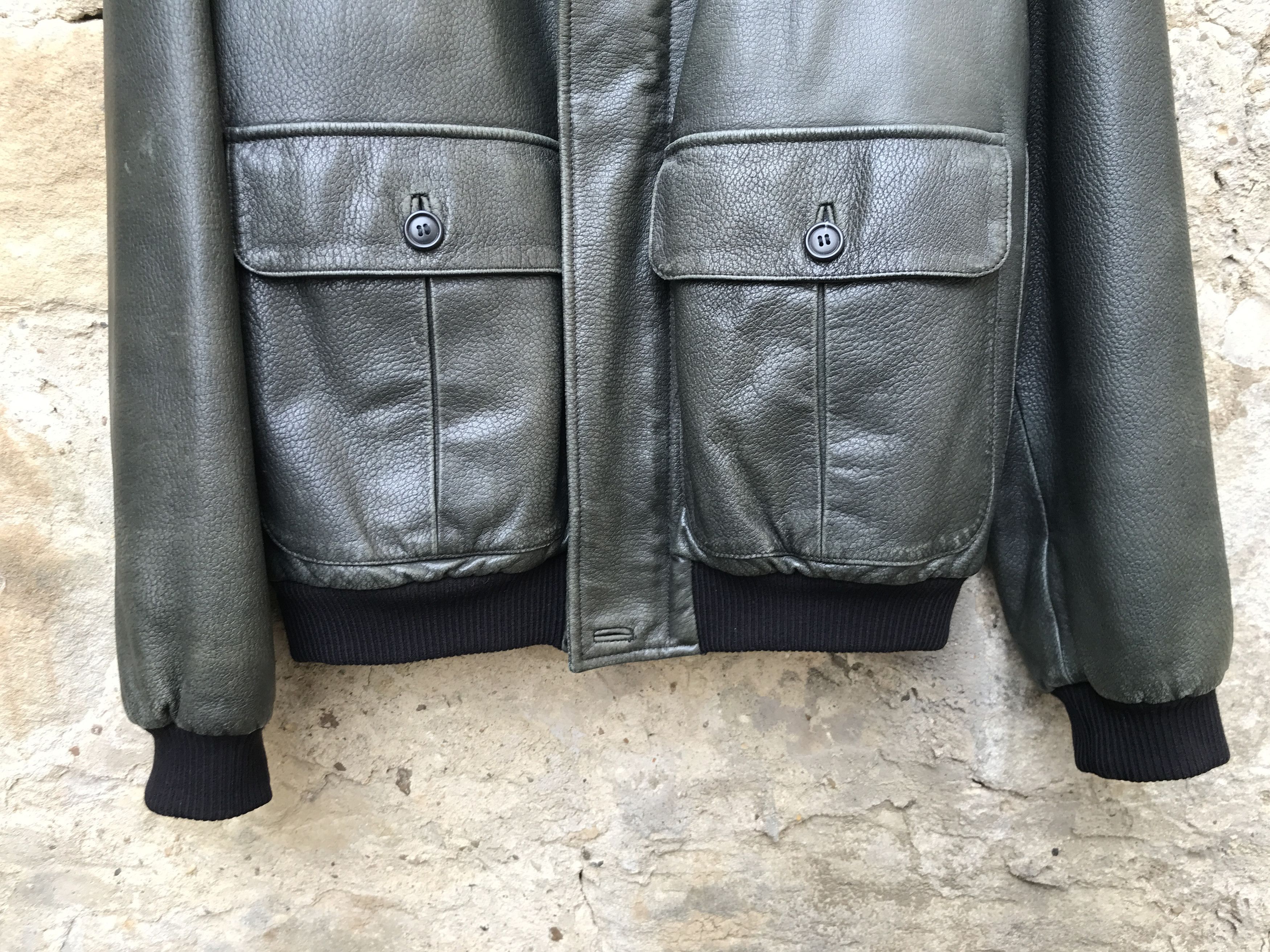 Mandelli Vintage 80s Enrico Mandelli Luxury Deerskin Leather Jacket Size US XL / EU 56 / 4 - 4 Thumbnail