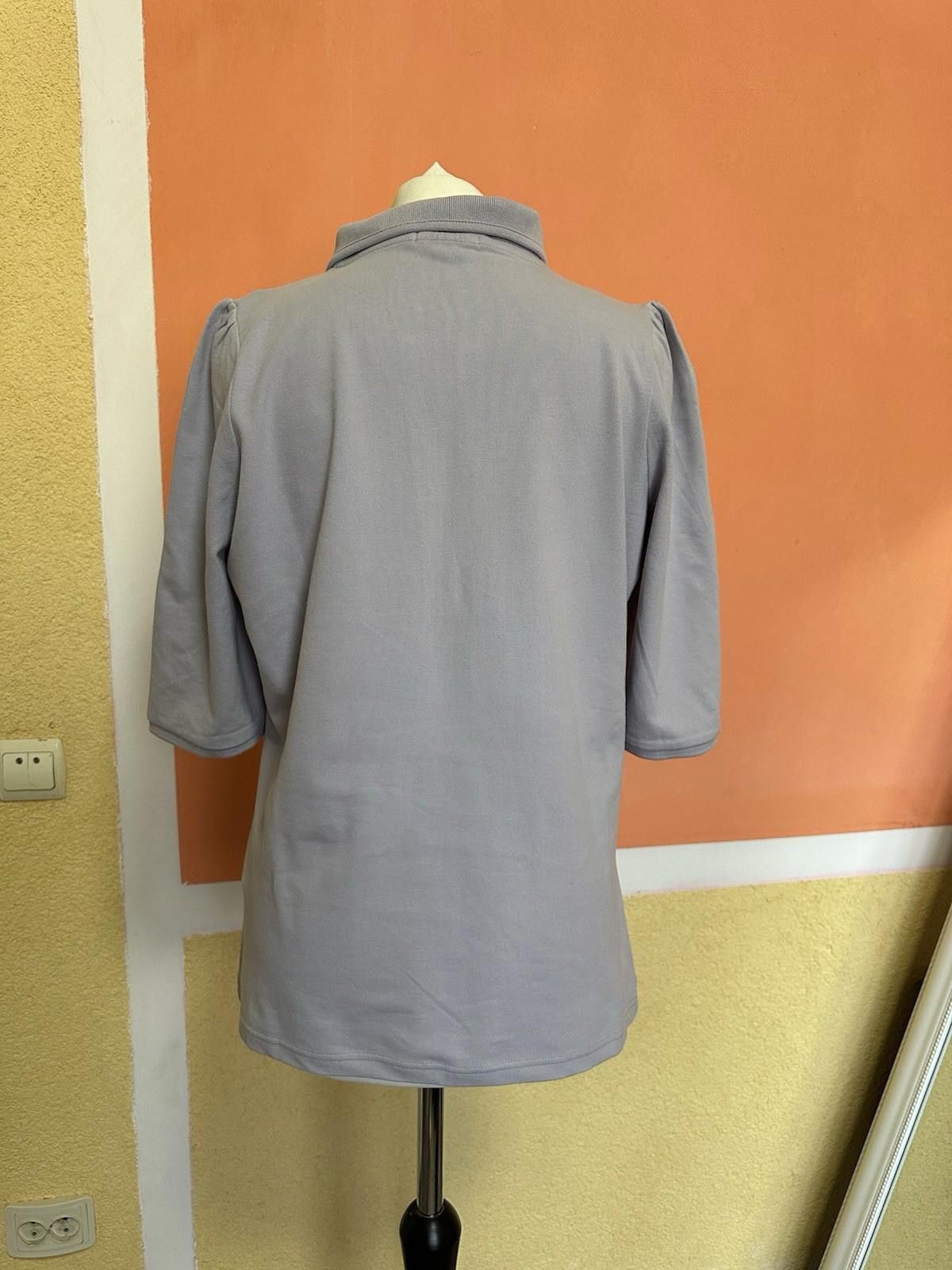 Burberry Burberry Brit Lilac Cotton Pique V-Neck Polo T-Shirt XL Size XL / US 12-14 / IT 48-50 - 6 Thumbnail