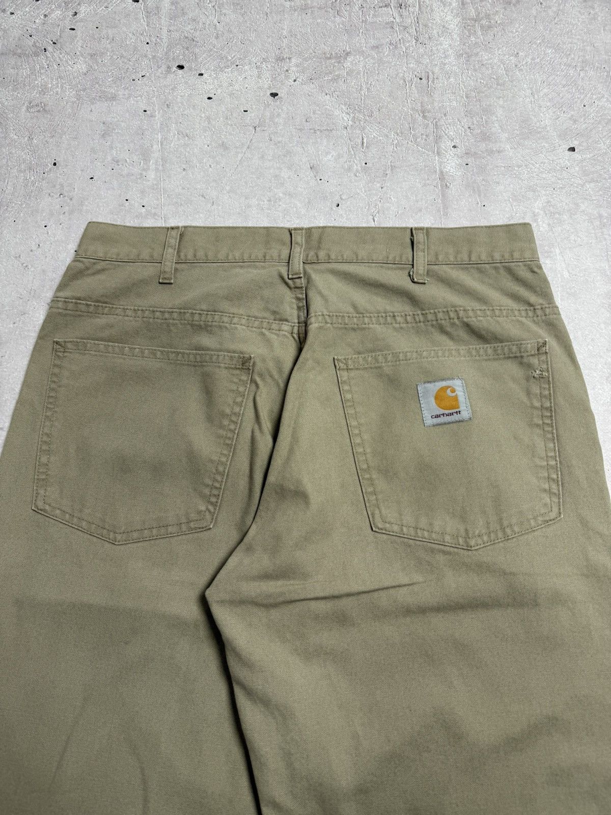 Carhartt × Vintage Vintage Carhartt Beige Staff Pants Size US 32 / EU 48 - 6 Thumbnail
