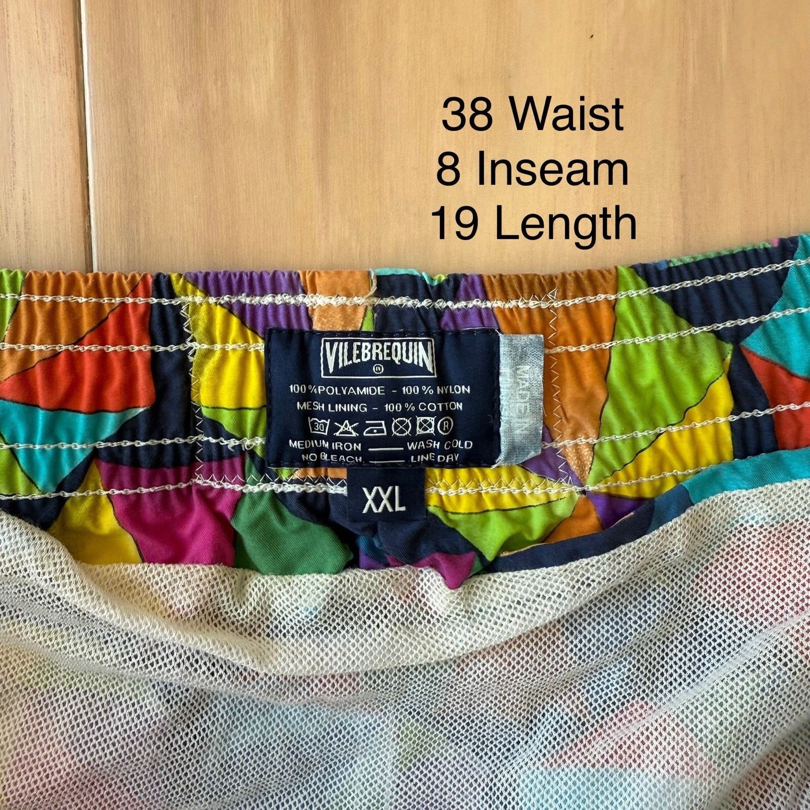 Vilebrequin Vilebrequin Swim Trunks 2XL Multicolor Argyle Diamond Summer Size US 38 / EU 54 - 5 Thumbnail