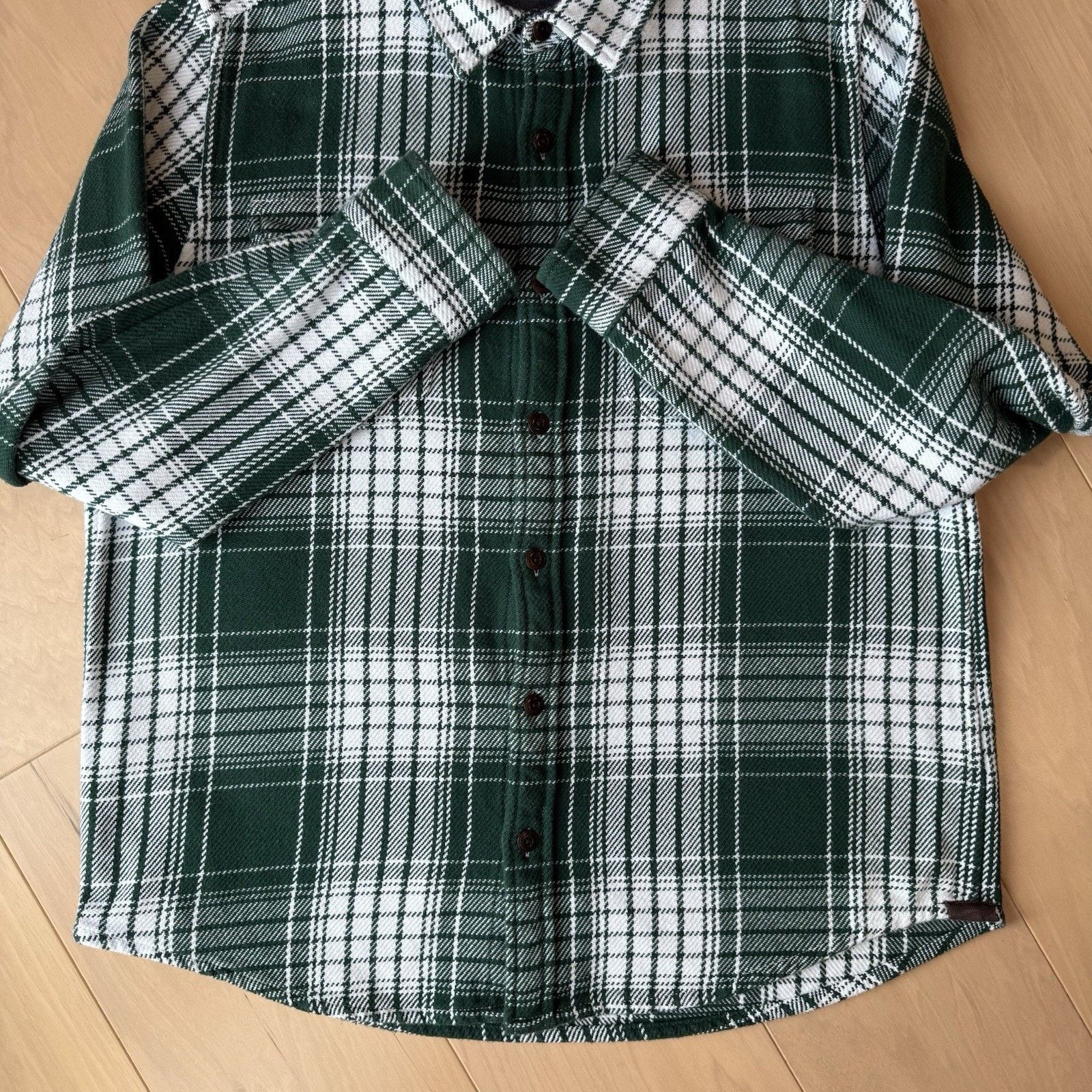 Outerknown Outerknown Blanket Shirt Large Green Multicolor Heavy Cotton Size US L / EU 52-54 / 3 - 5 Thumbnail