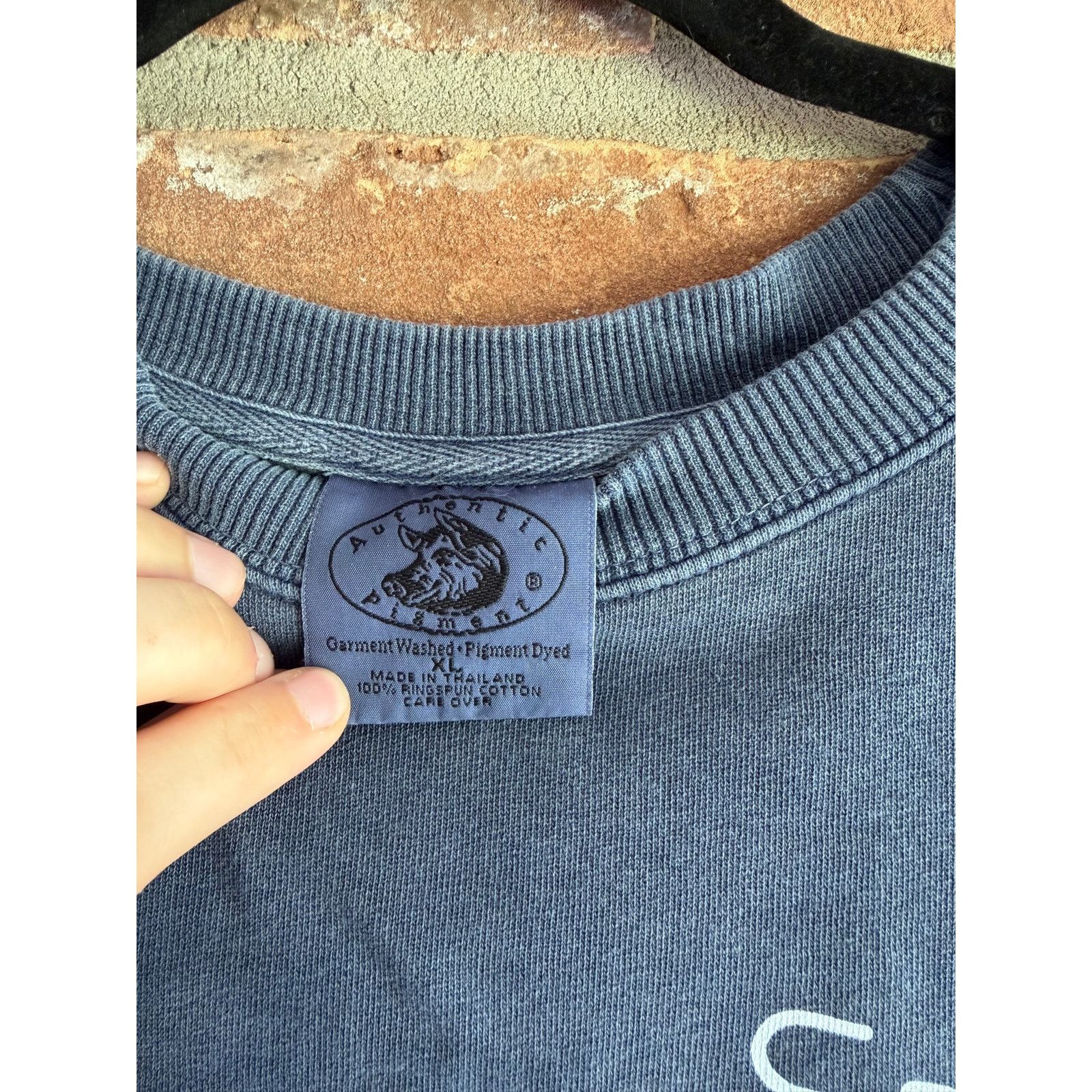 Authentic Pigment Vintage Cooper Electric Pigment Dyed LS Shirt XL Size US XL / EU 56 / 4 - 7 Thumbnail