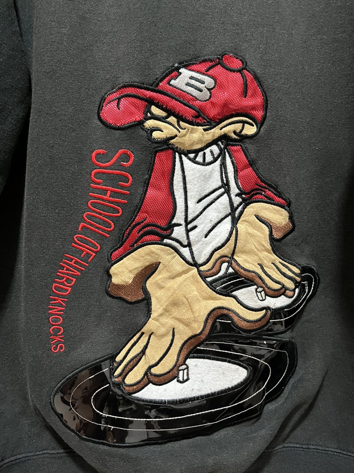 If Six Was Nine × Vintage Vintage SOHK School of Hard Knock Pullover Hoodie Size US XL / EU 56 / 4 - 4 Thumbnail