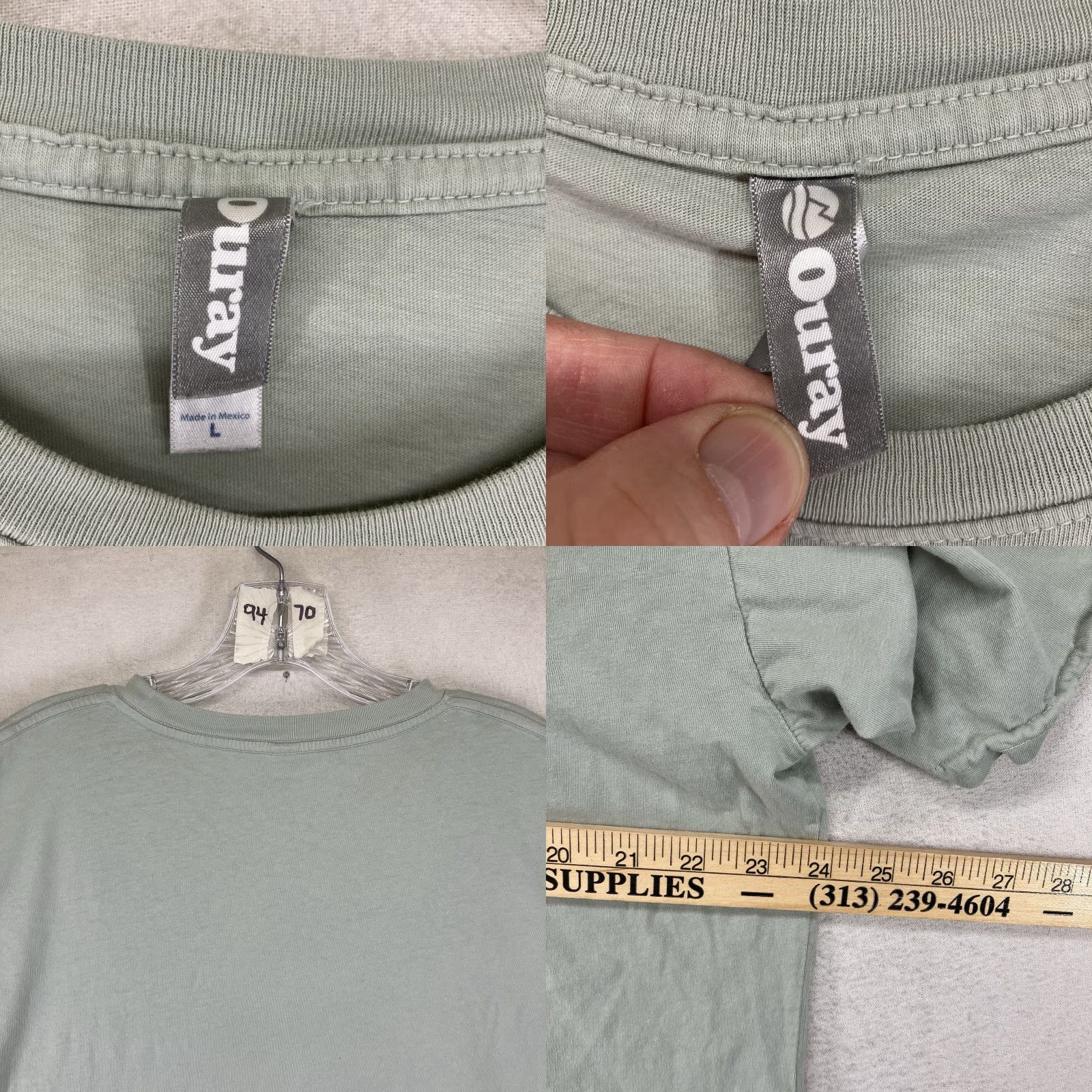 Doublet Mens Beer T Shirt Oversize Large Light Sage Two Juicy Hazy Double IPA All Cotton Size US L / EU 52-54 / 3 - 8 Thumbnail