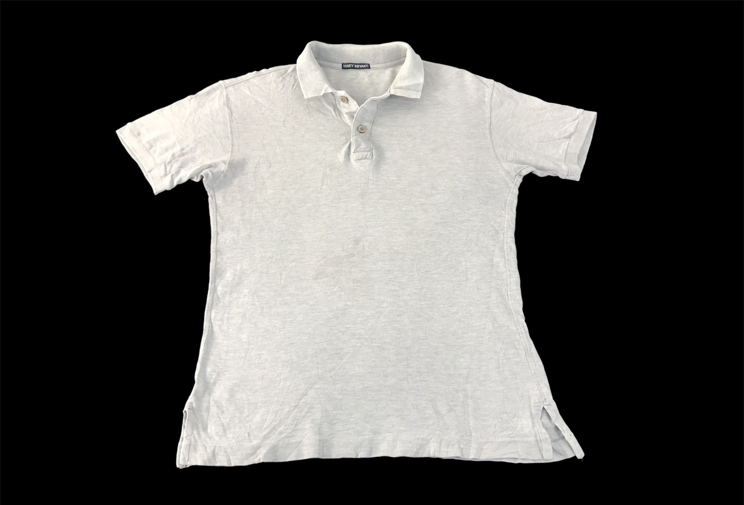 Issey Miyake Vintage Issey Miyake Polo Tee Unisex Size M / US 6-8 / IT 42-44 - 2 Thumbnail
