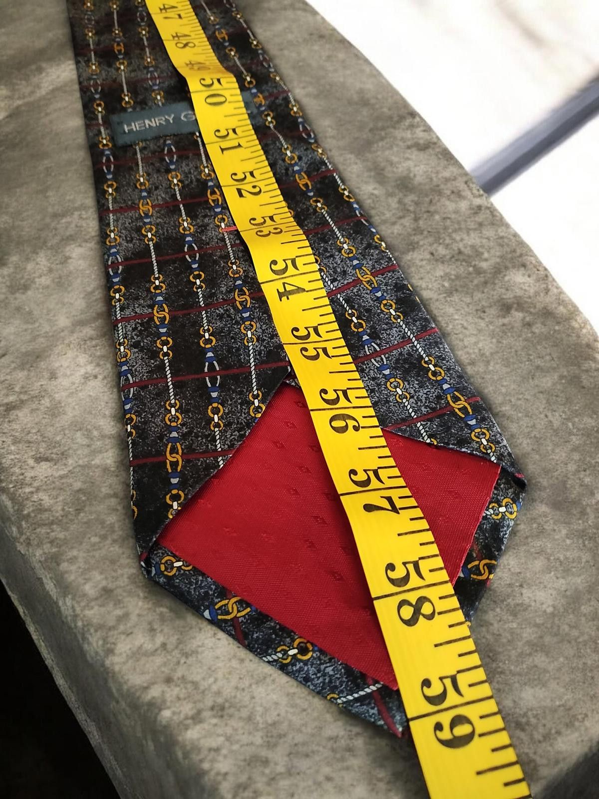 Henry Grethel Henry Grethel 100% Italian Silk Tie Size ONE SIZE - 5 Thumbnail
