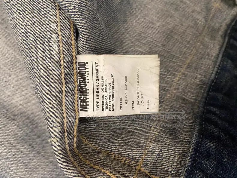 Neighborhood Neighborhood Denim Jacket and Jacket Size US L / EU 52-54 / 3 - 3 Thumbnail