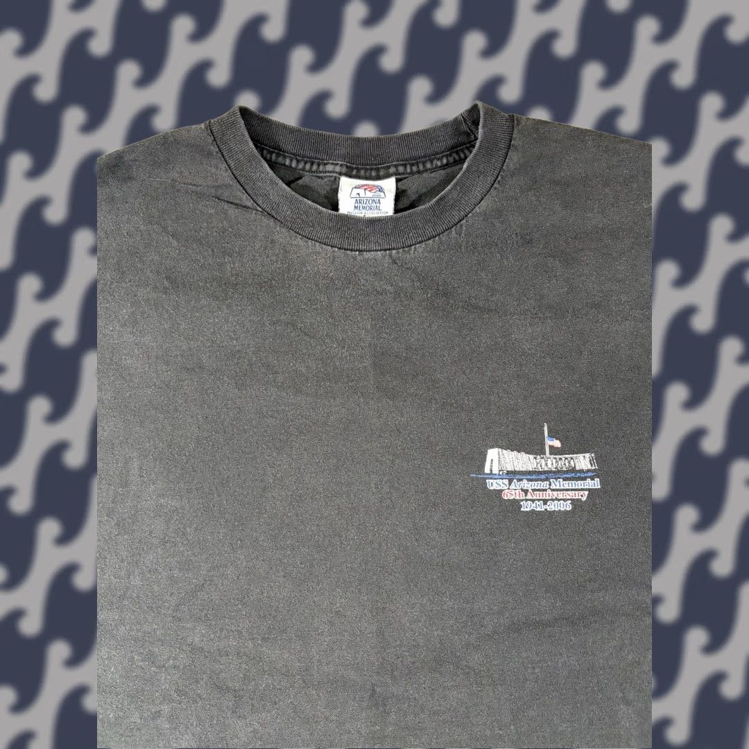 Vintage VINTAGE USS Arizona Memorial Pearl Harbor Hawaii Black T-Shirt Made In USA •Size XXL Size US XXL / EU 58 / 5 - 1 Thumbnail