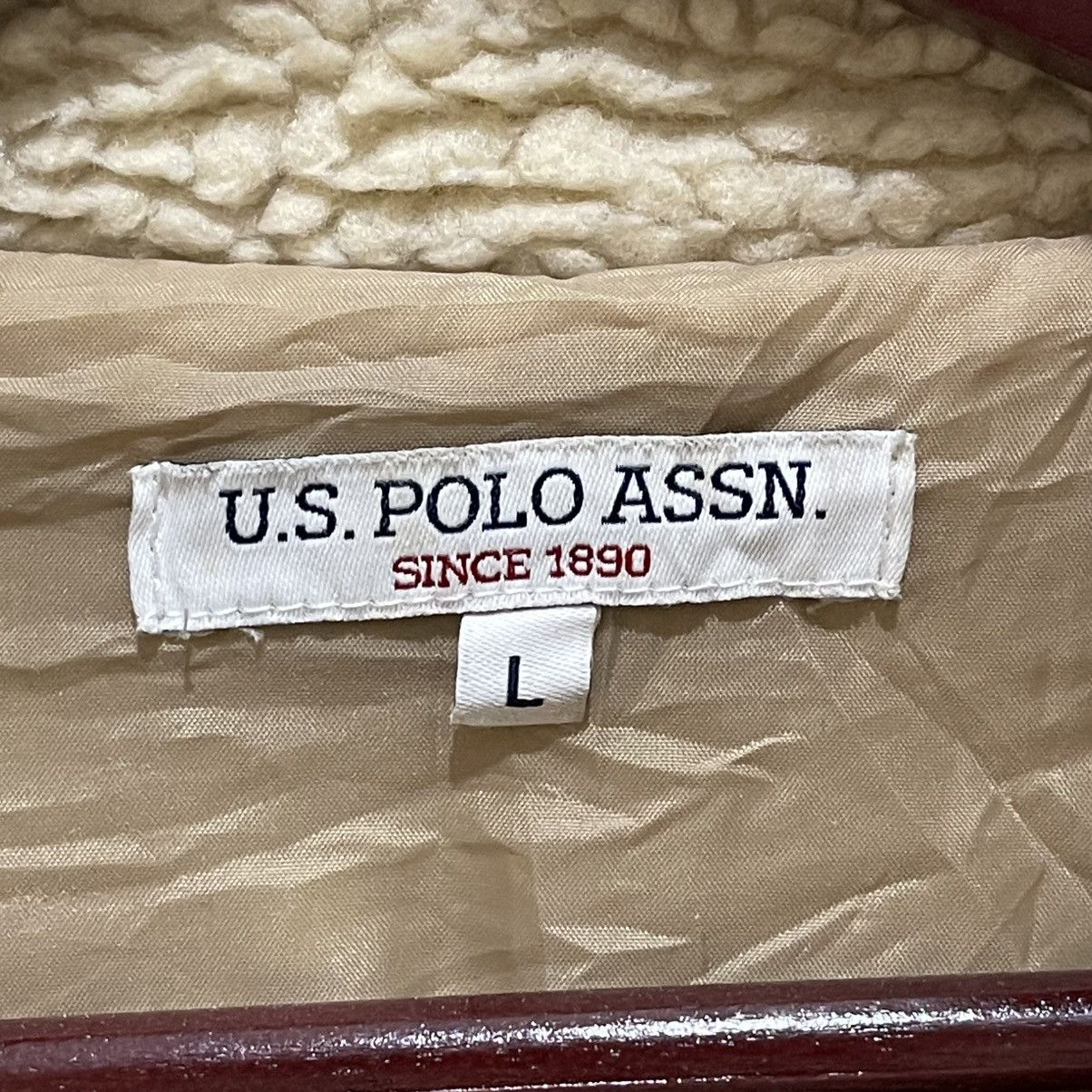 Polo Ralph Lauren × U.S. Polo Assn. US Polo Assn Shearling Deep Pile Zipper Jacket Size US L / EU 52-54 / 3 - 9 Thumbnail