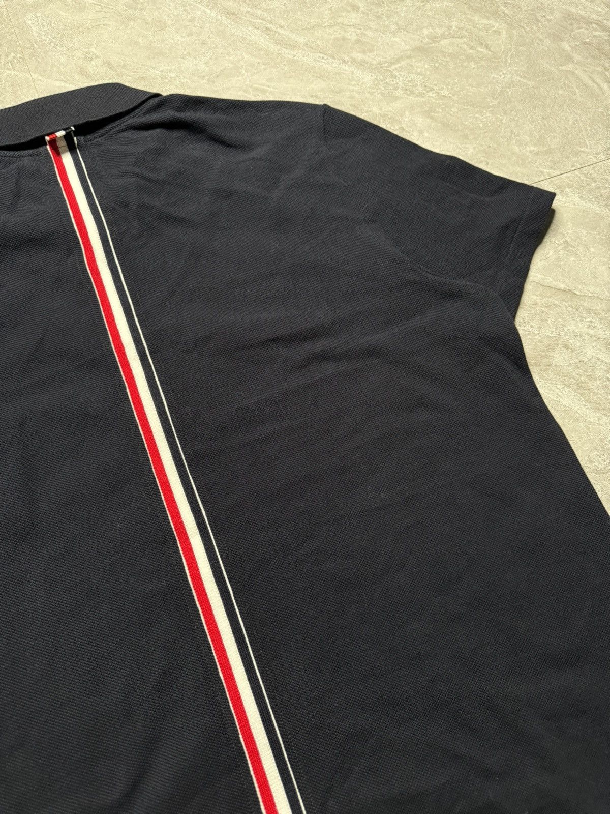 Thom Browne Thom Browne RWB Back Stripe Relaxed Fit Polo Size US L / EU 52-54 / 3 - 8 Thumbnail