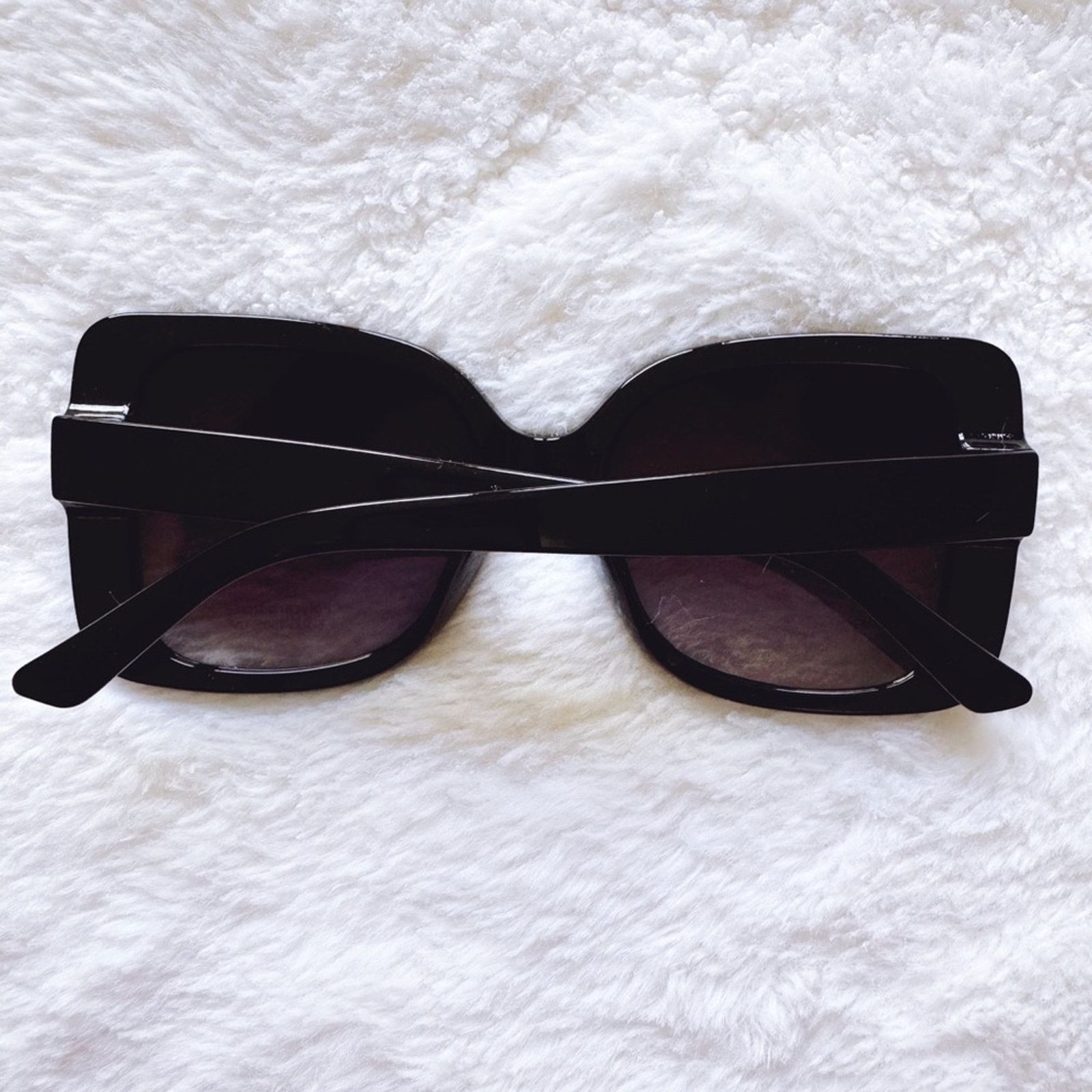 Other Eva Gloss Black Square-Framed Sunglasses Size ONE SIZE - 13 Thumbnail