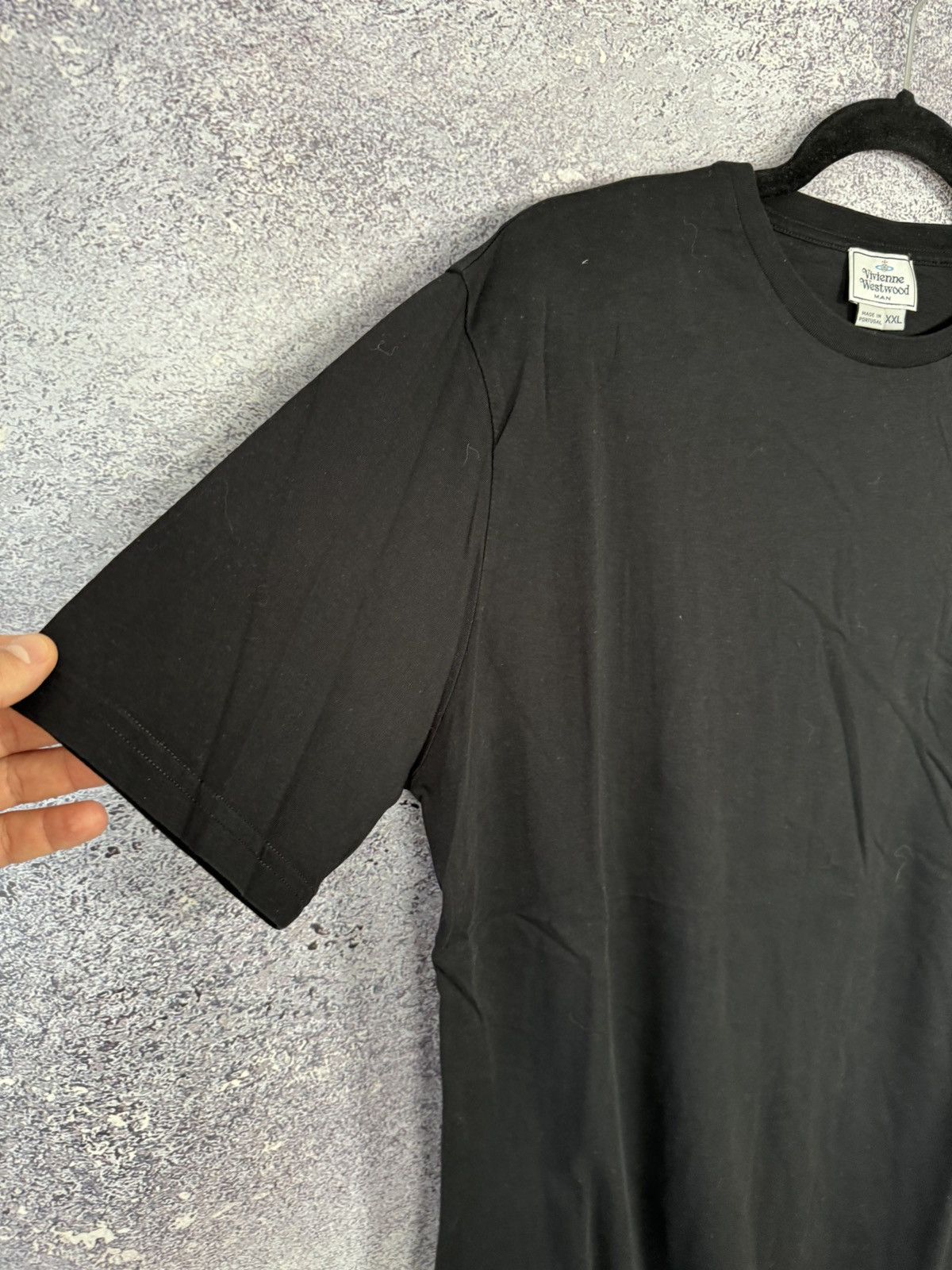 Vintage × Vivienne Westwood Vintage Vivienne Westwood Orb Embroidered T Shirt Black 2XL Size US XXL / EU 58 / 5 - 7 Thumbnail