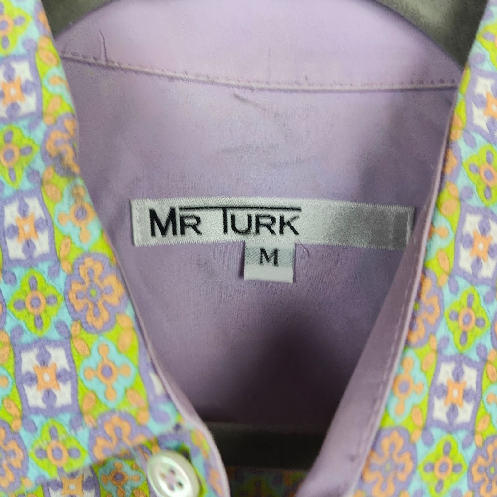 Mr Turk Mr Turk Button Up Shirt Mens Medium Medallion Print Green Size US M / EU 48-50 / 2 - 6 Thumbnail