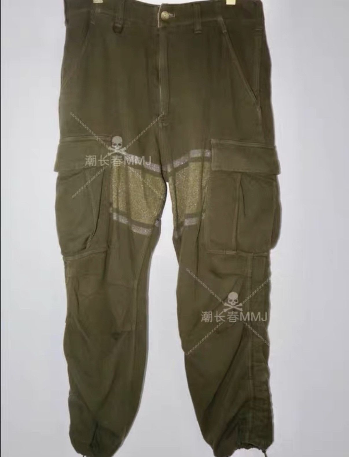 Mastermind Japan Green Cargo Pants with Multiple Pockets - Size 34 Size US 34 / EU 50 - 1 Thumbnail