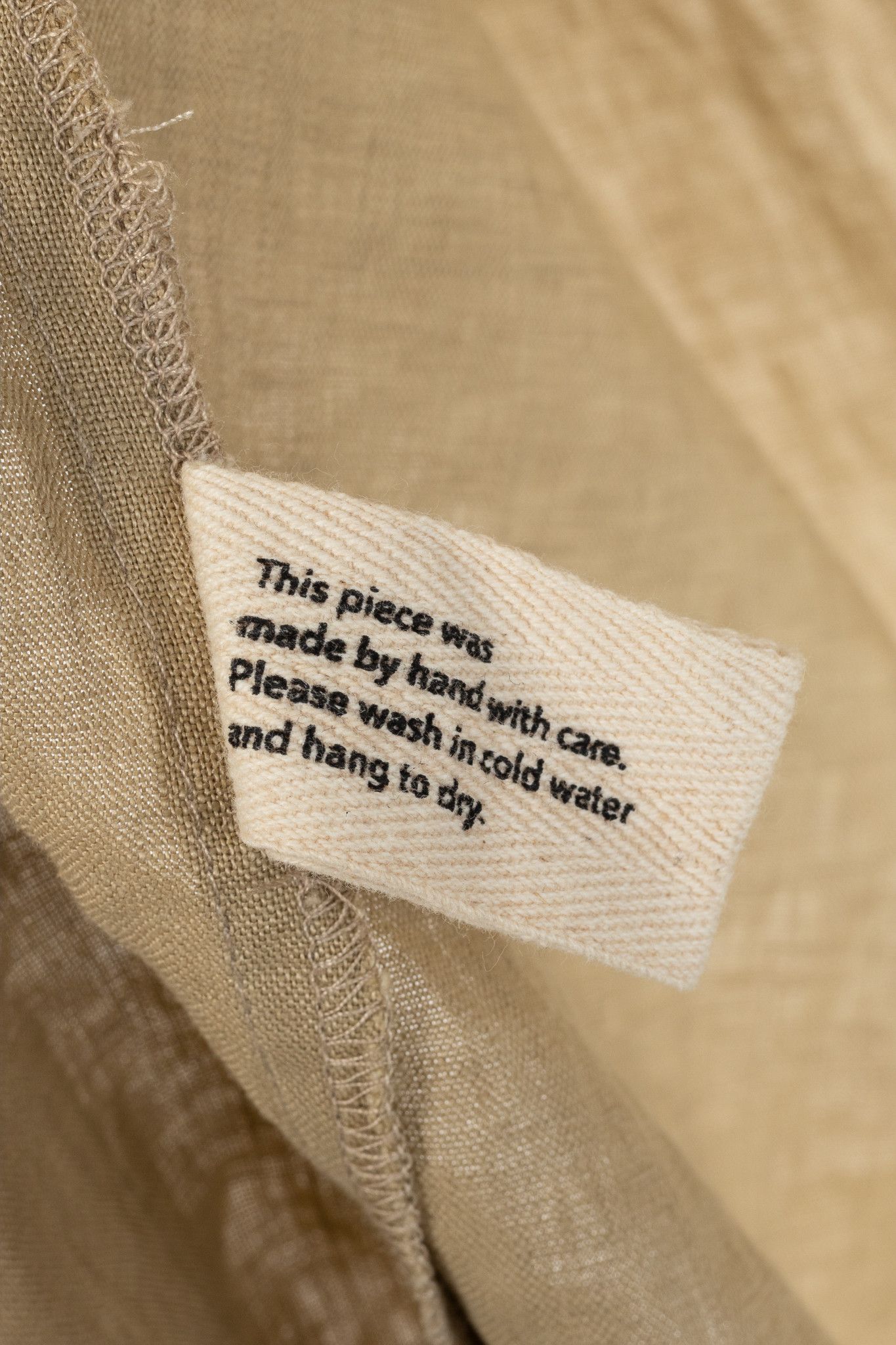 Other IN THE MIDDLE Ibiza Tan Linen Open-Front Hoodie Vest Size US M / EU 48-50 / 2 - 9 Thumbnail