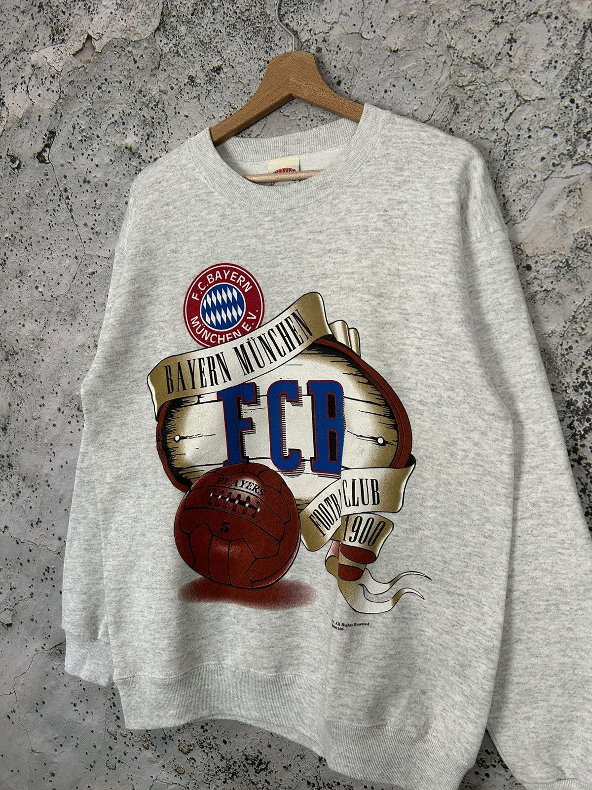 Vintage Vintage Bayern Munchen Nutmeg USA Soccer Crewneck Rare Size US M / EU 48-50 / 2 - 2 Thumbnail