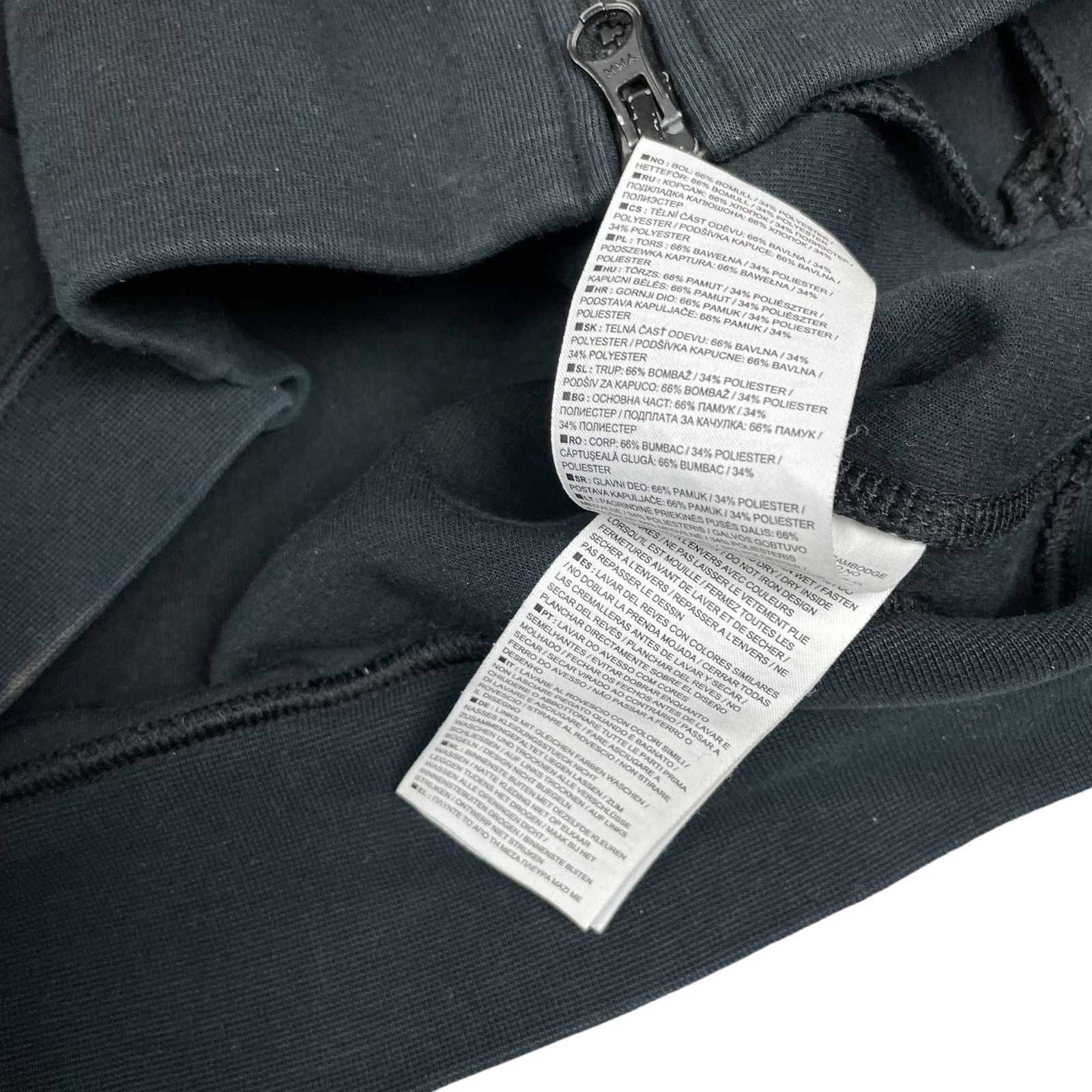 Nike Nike Tech Men's Black Cotton Long Sleeve Full Zip Hoodie M Size US M / EU 48-50 / 2 - 13 Thumbnail