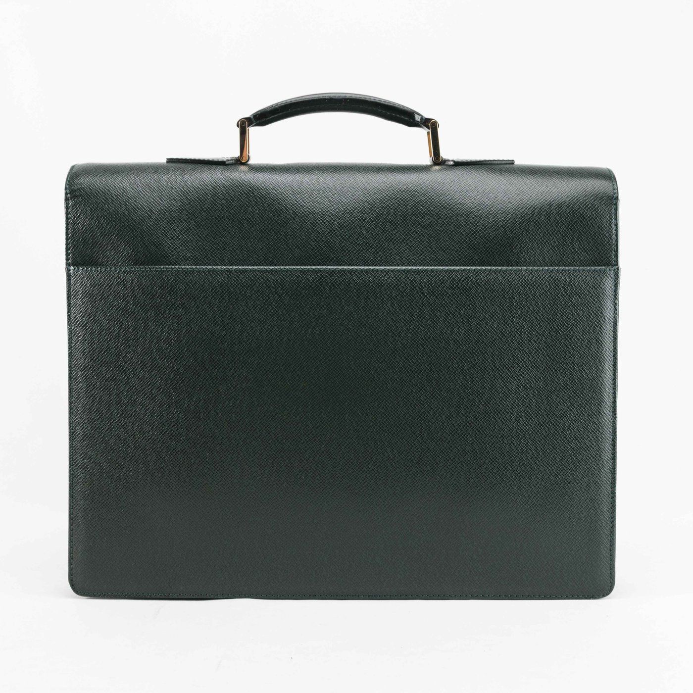 Louis Vuitton Louis Vuitton Green Taiga Leather Robusto Briefcase Size ONE SIZE - 3 Thumbnail