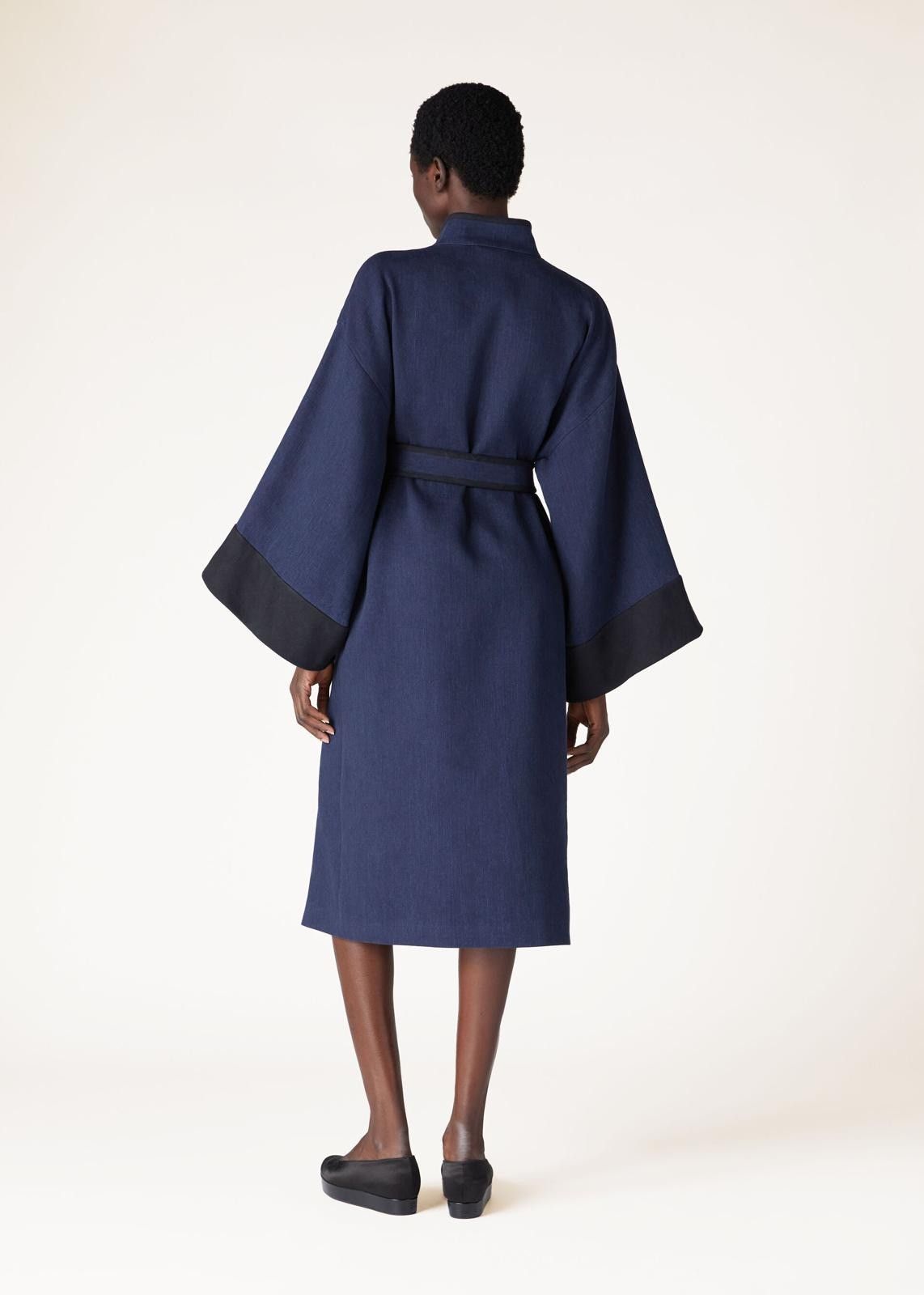 Loro Piana o1srvl11e0525 FAO0547 Armen Coat in Dark Blue Size XL / US 12-14 / IT 48-50 - 6 Thumbnail