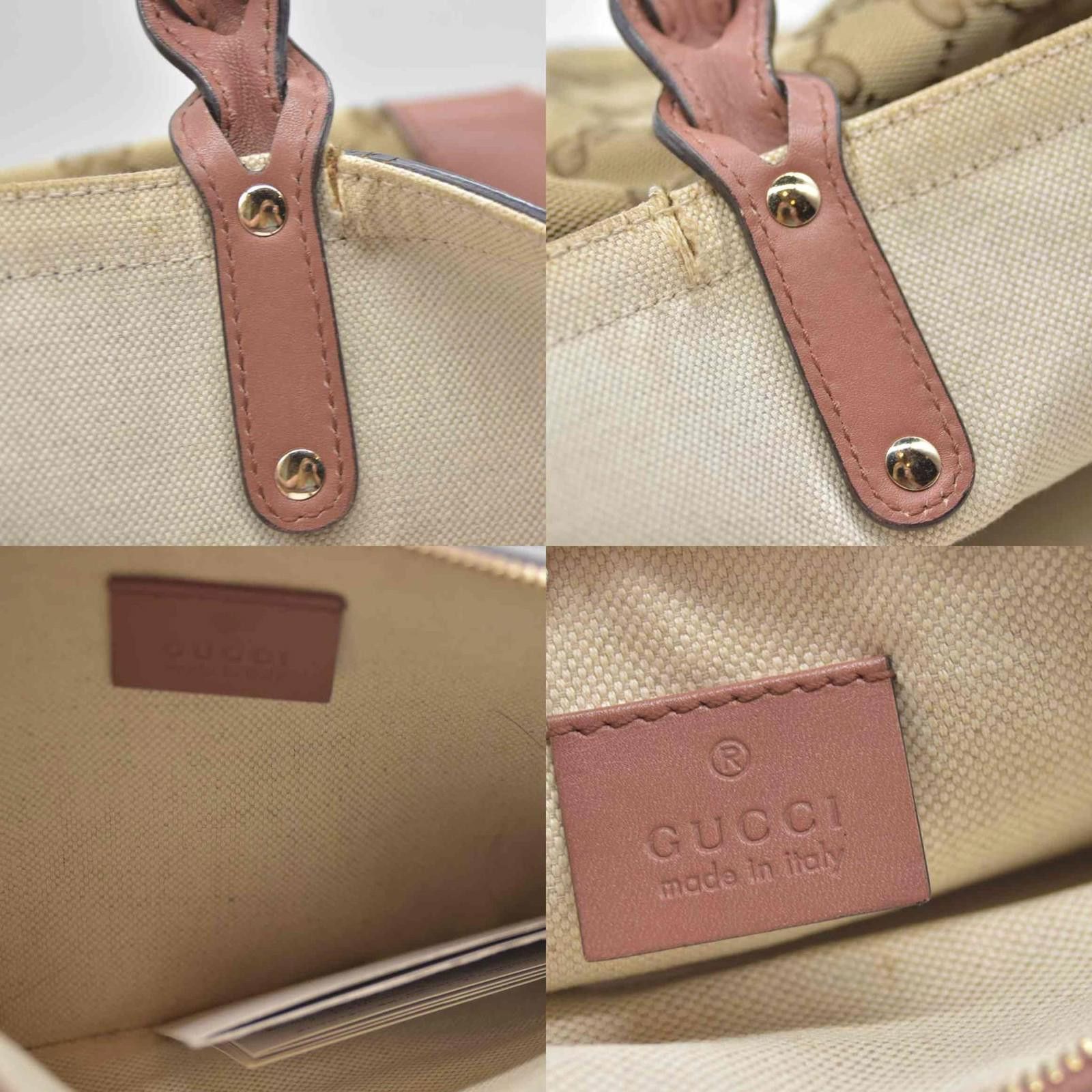 Gucci Gucci Medium Craft Tote Beige Pink Size ONE SIZE - 6 Thumbnail